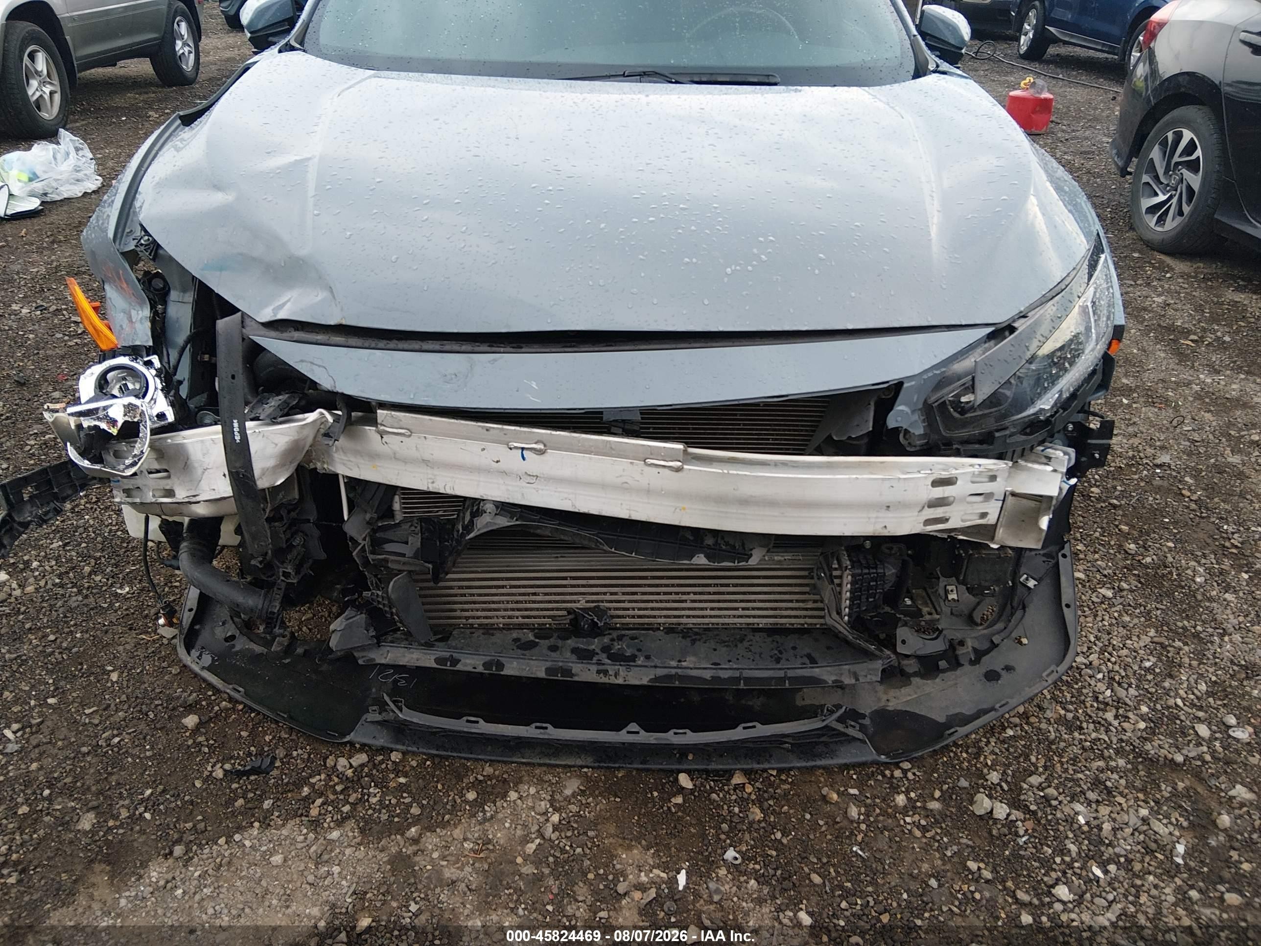 2021 Honda Civic Ex Gray vin: SHHFK7H62MU214029
