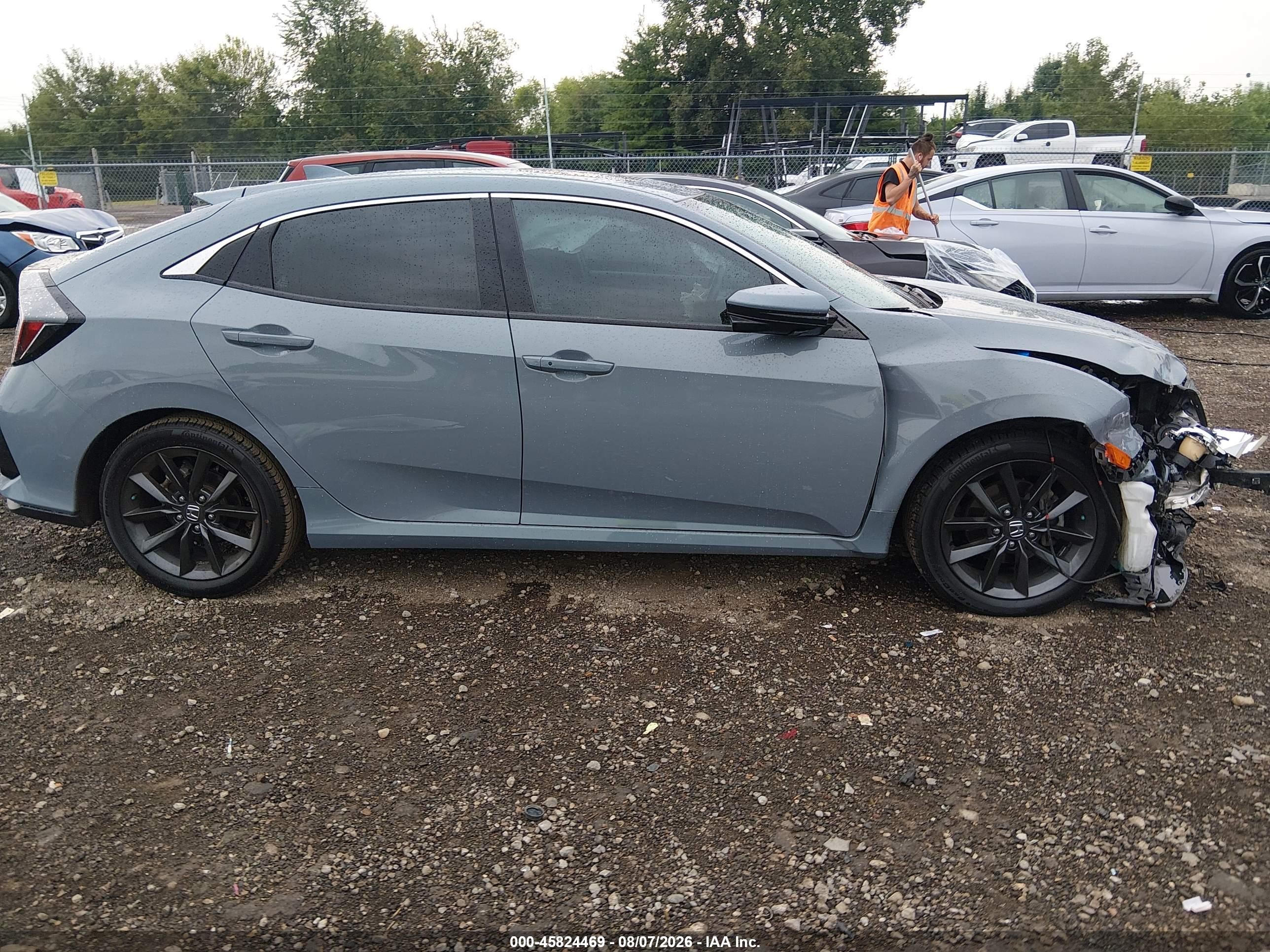 2021 Honda Civic Ex Gray vin: SHHFK7H62MU214029
