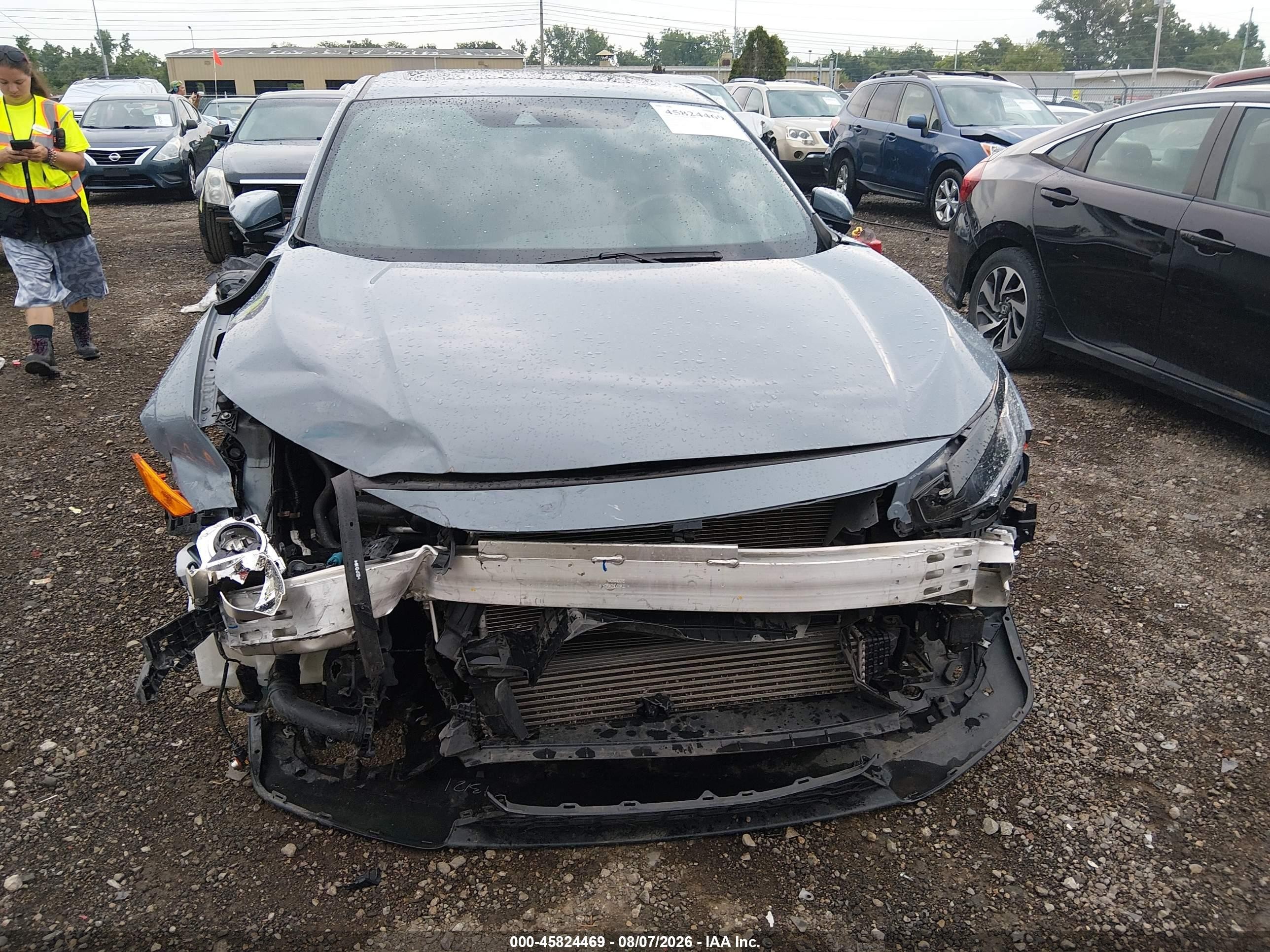 2021 Honda Civic Ex Gray vin: SHHFK7H62MU214029