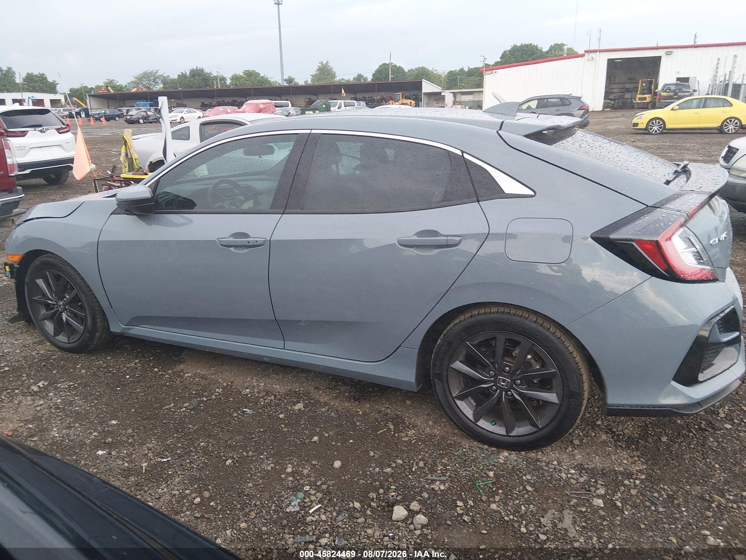 2021 Honda Civic Ex Gray vin: SHHFK7H62MU214029