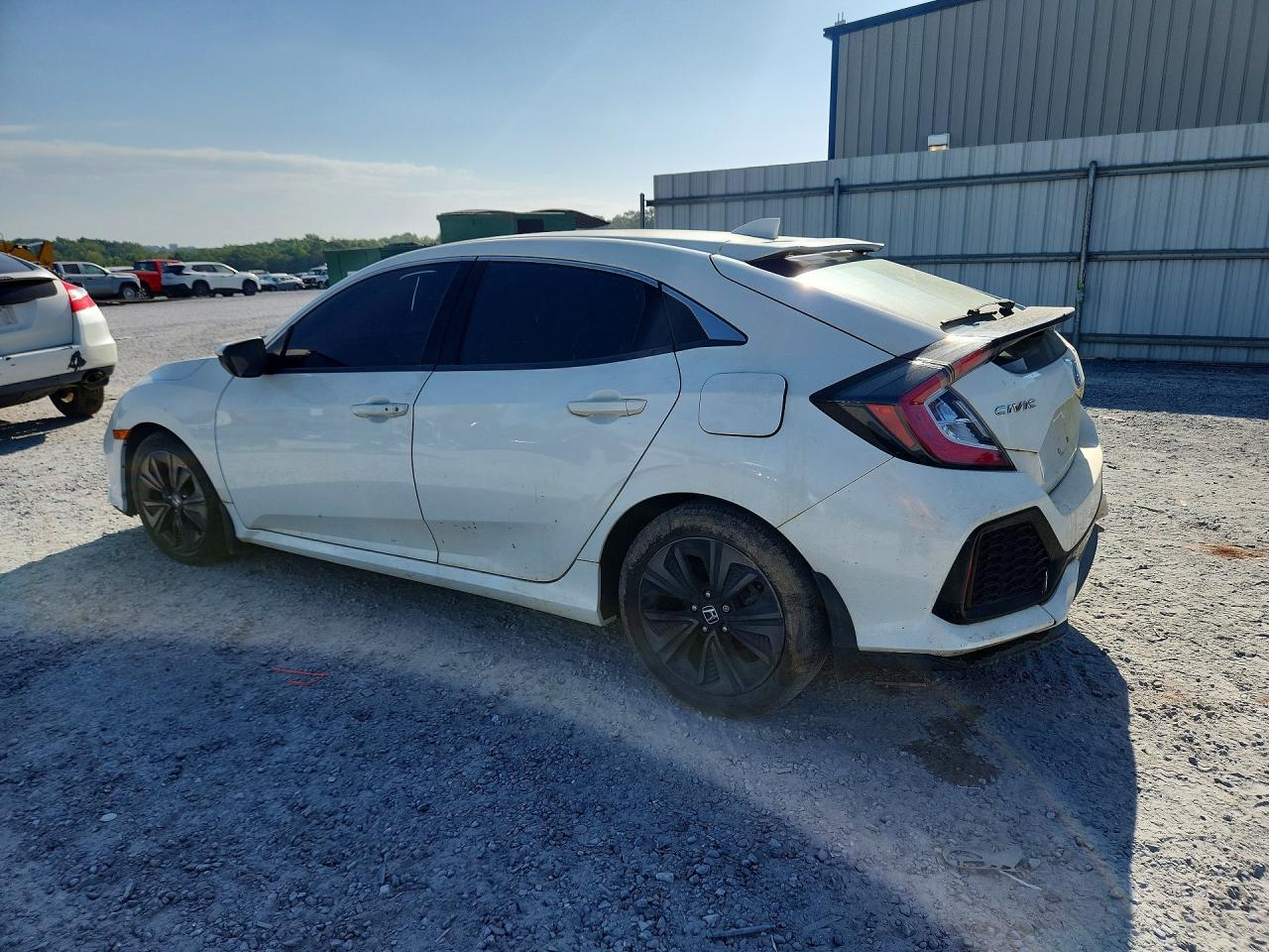 2019 Honda Civic Ex White vin: SHHFK7H64KU219312