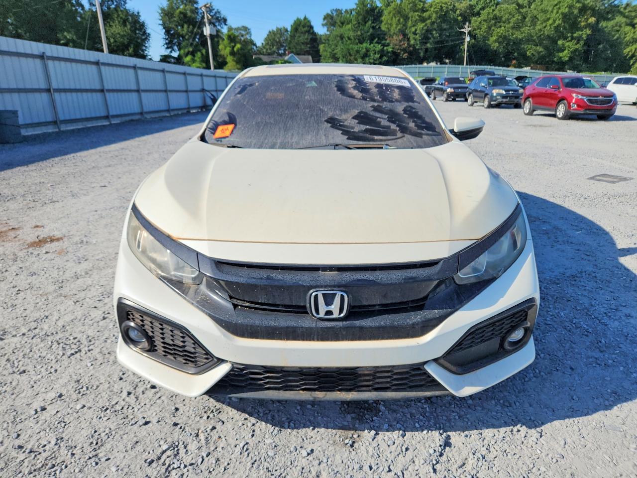 2019 Honda Civic Ex White vin: SHHFK7H64KU219312