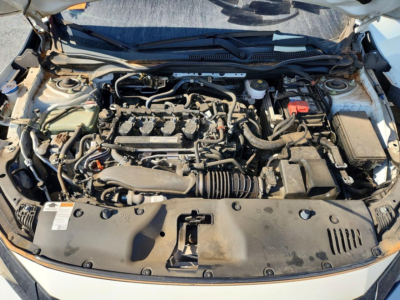2019 Honda Civic Ex White vin: SHHFK7H64KU219312