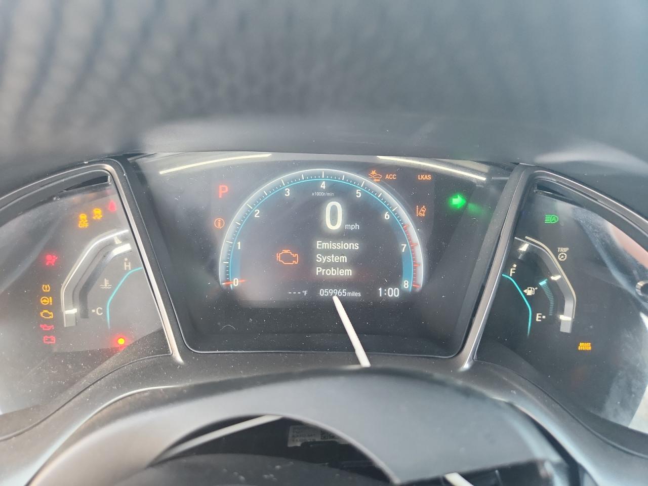 2019 Honda Civic Ex White vin: SHHFK7H65KU424637