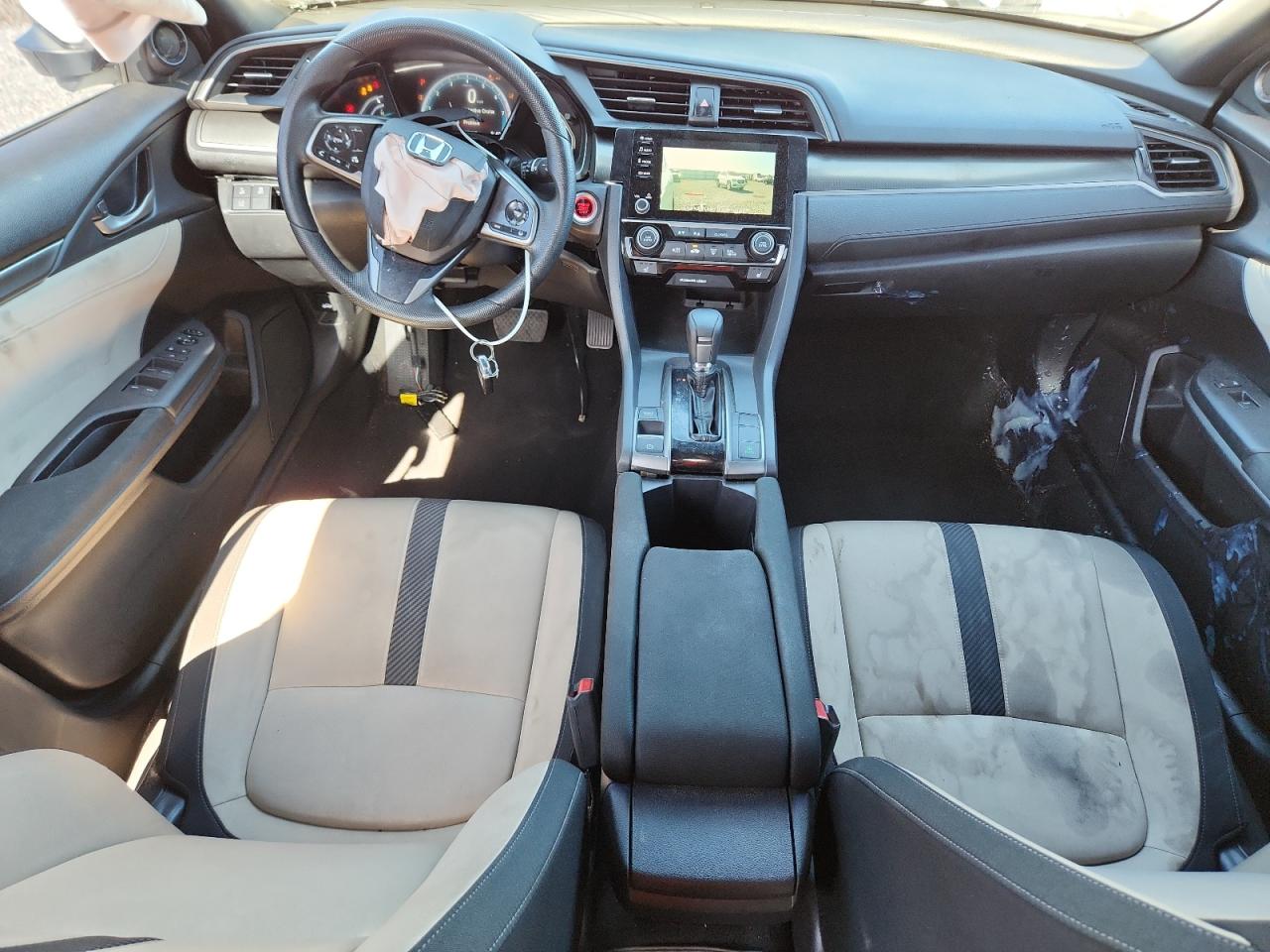 2019 Honda Civic Ex White vin: SHHFK7H65KU424637