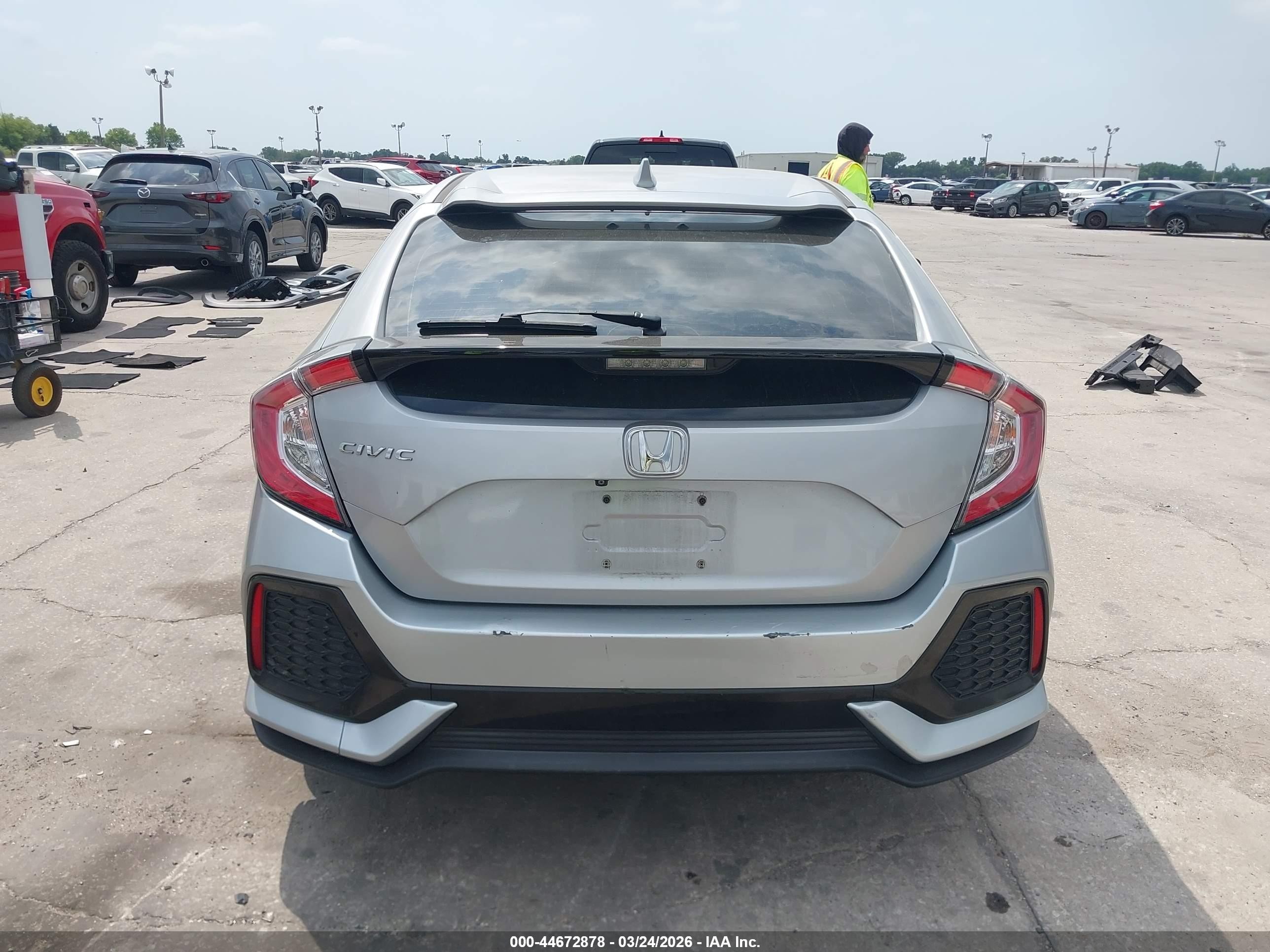 2019 Honda Civic Ex Серебряный vin: SHHFK7H66KU219151