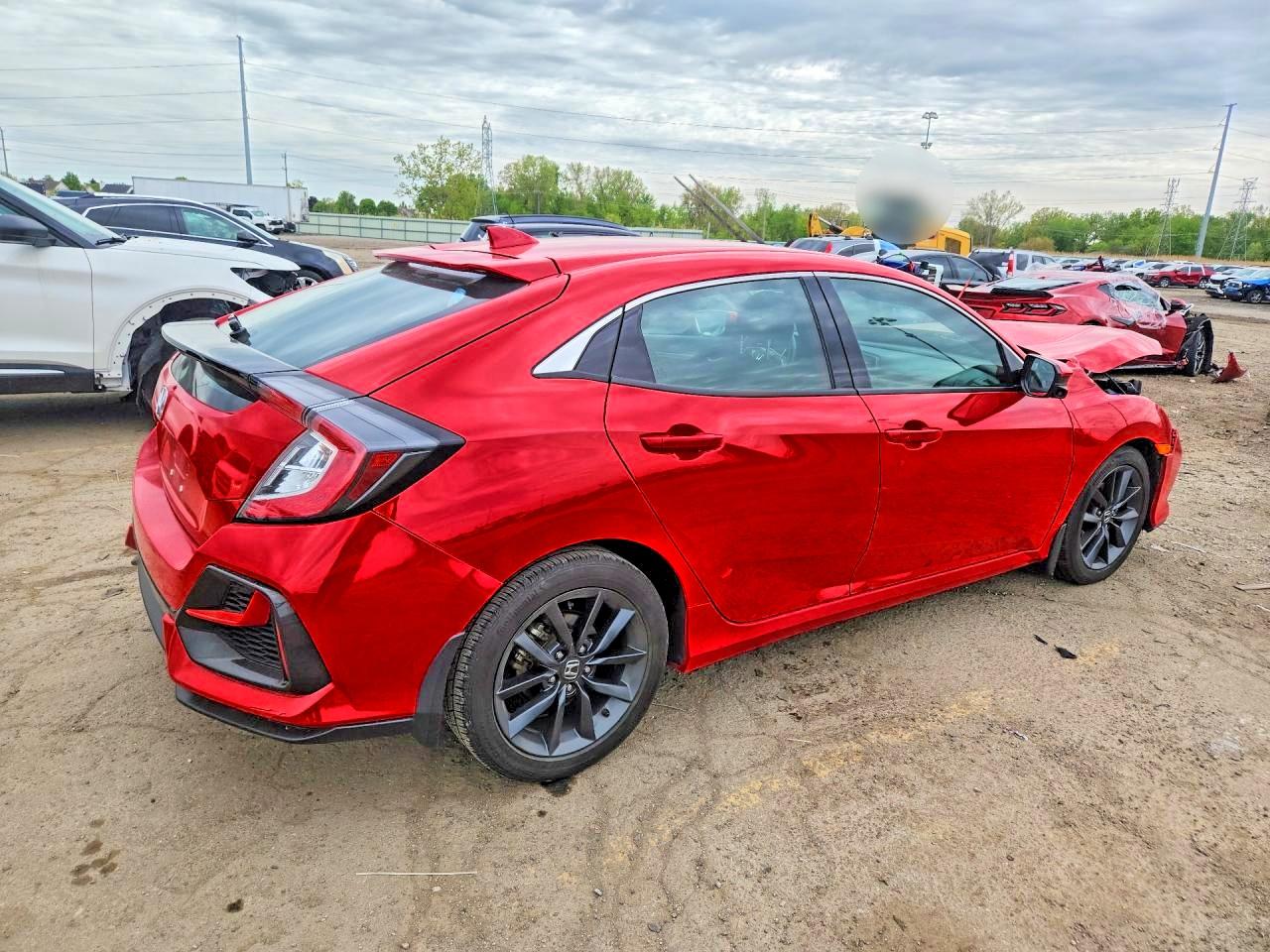 2020 Honda Civic Ex Red vin: SHHFK7H66LU210533