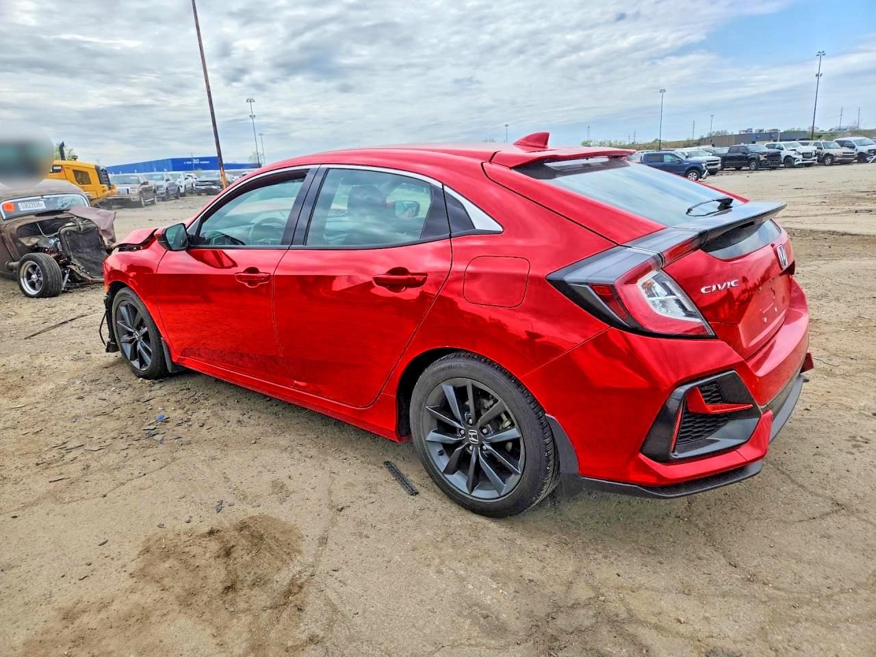 2020 Honda Civic Ex Red vin: SHHFK7H66LU210533