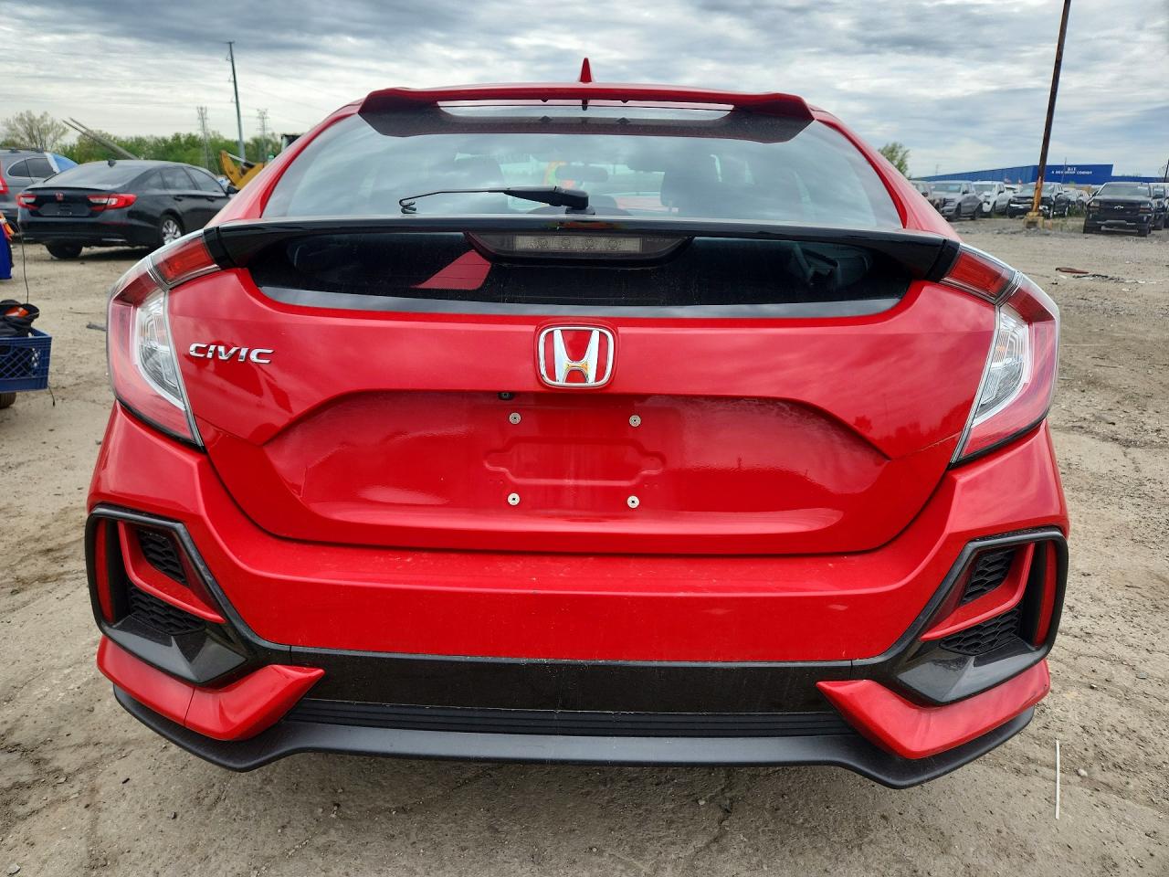 2020 Honda Civic Ex Red vin: SHHFK7H66LU210533