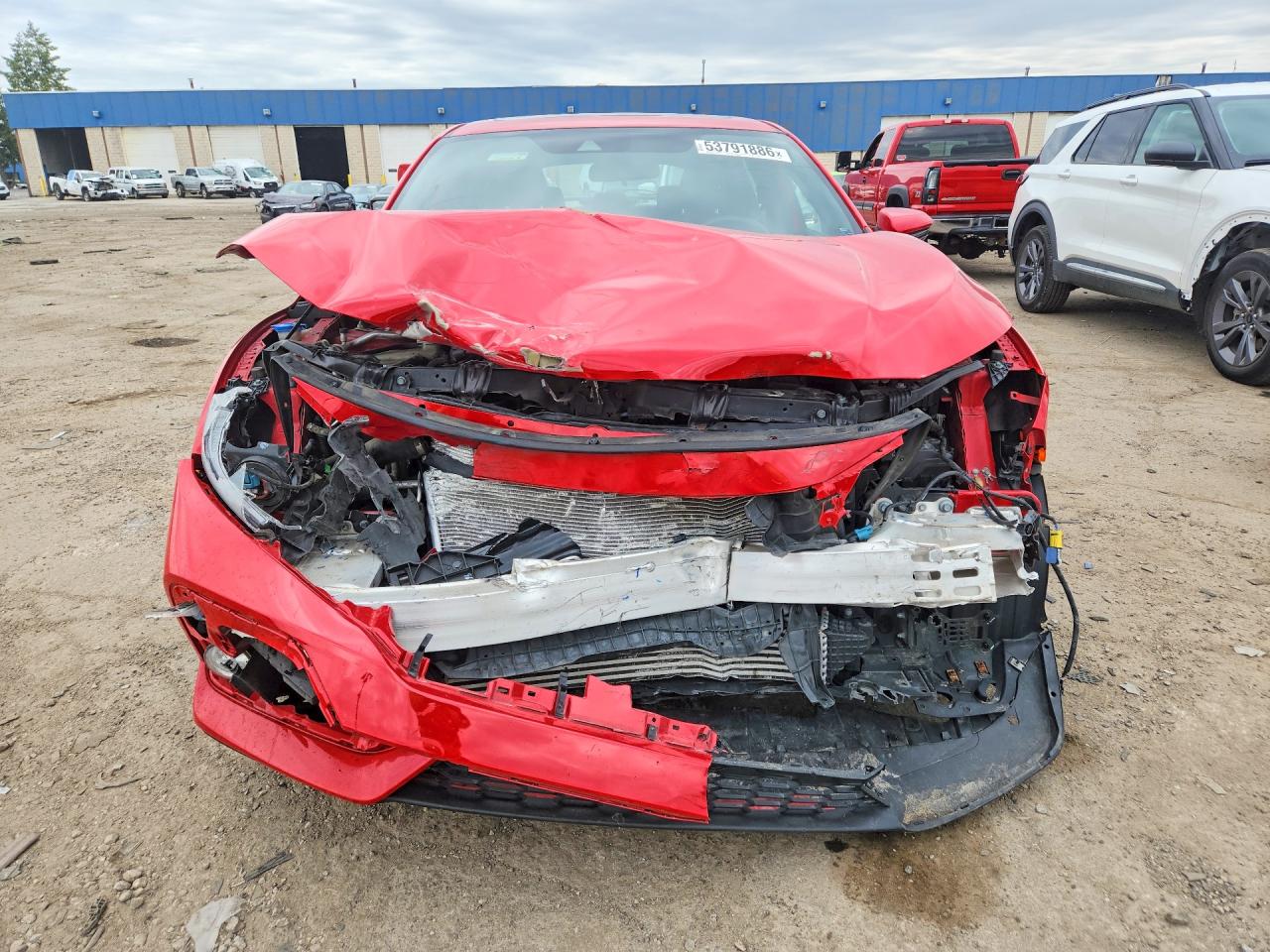 2020 Honda Civic Ex Red vin: SHHFK7H66LU210533