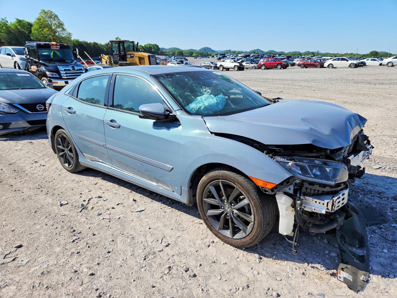 2020 Honda Civic Ex Gray vin: SHHFK7H68LU217127