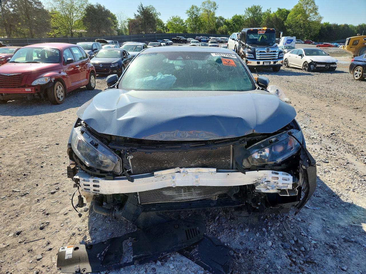 2020 Honda Civic Ex Gray vin: SHHFK7H68LU217127