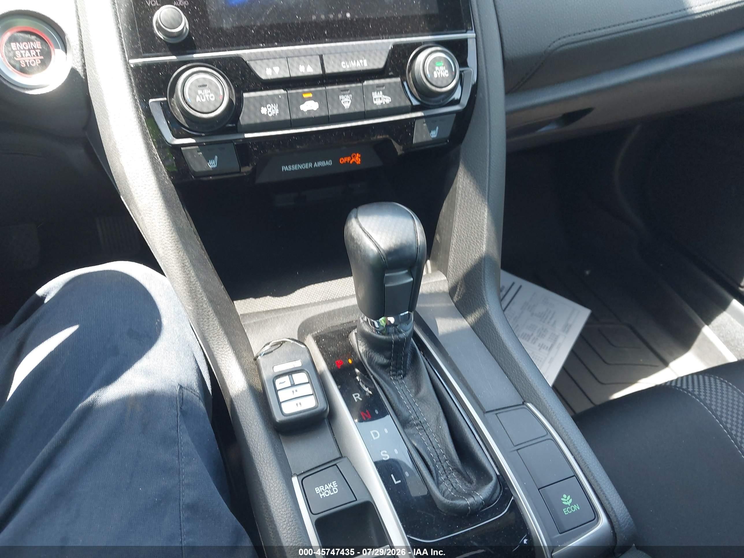 2021 Honda Civic Ex Blue vin: SHHFK7H68MU417703