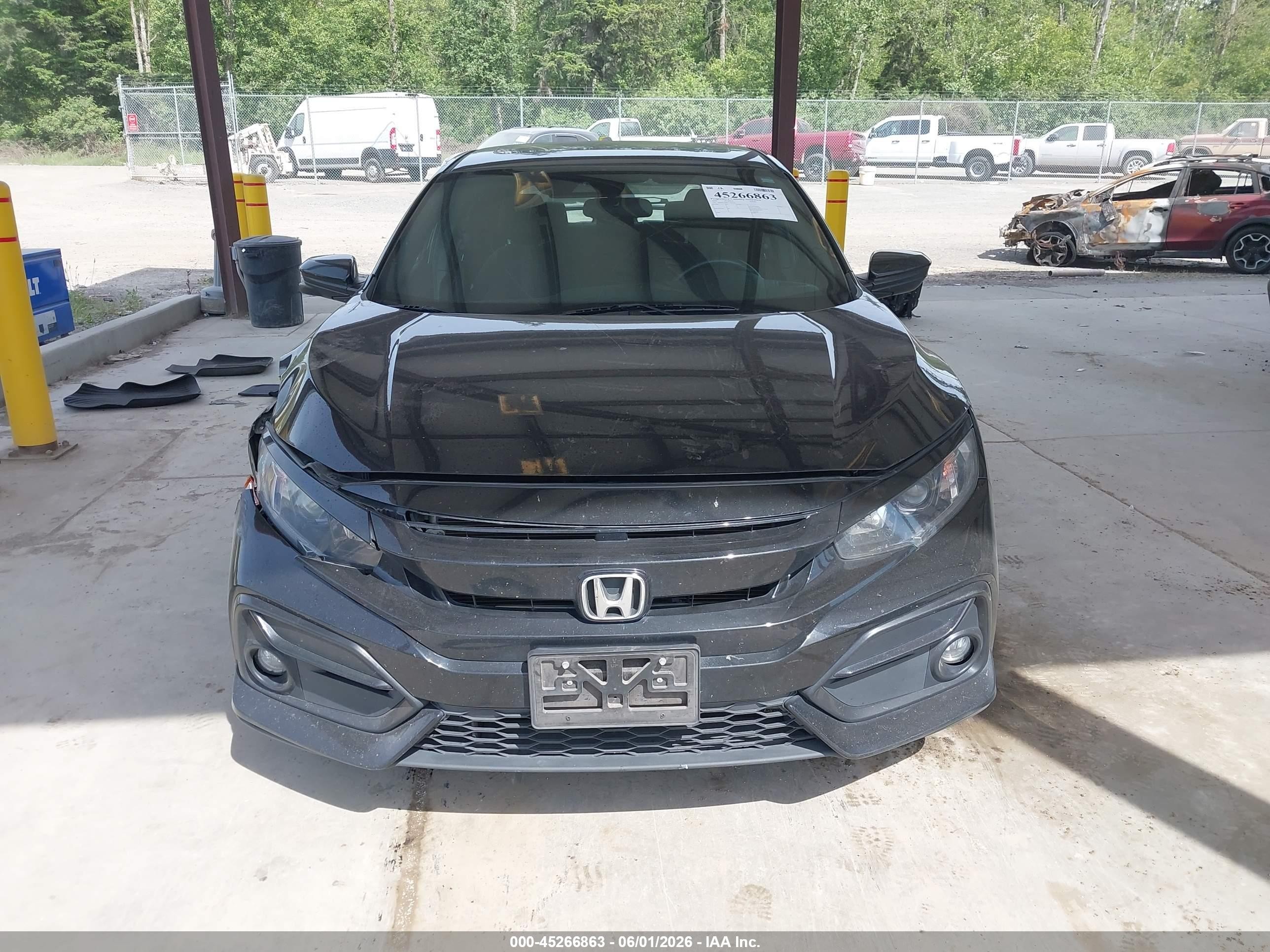 2020 Honda Civic Ex Черный vin: SHHFK7H69LU409141