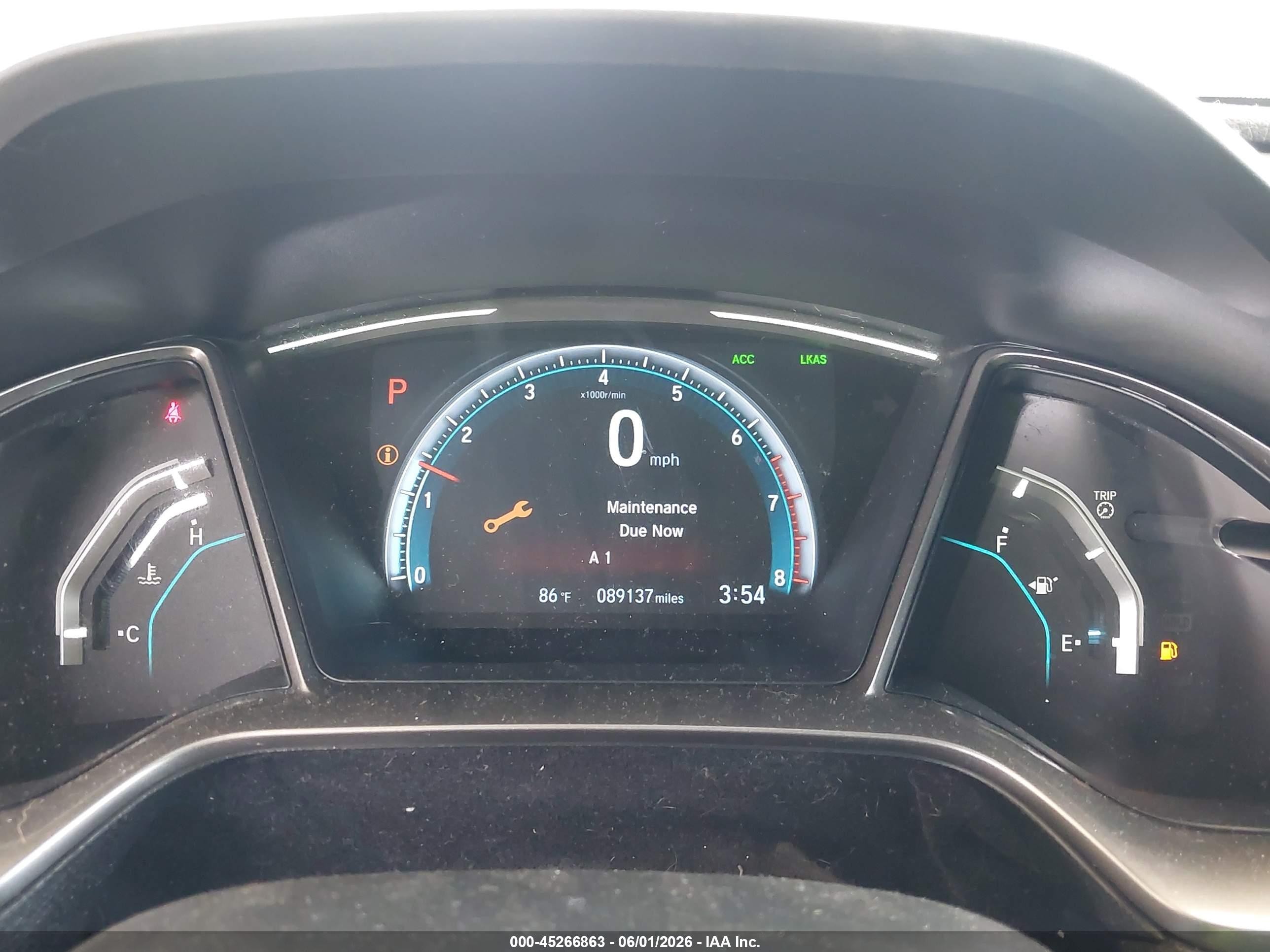 2020 Honda Civic Ex Черный vin: SHHFK7H69LU409141