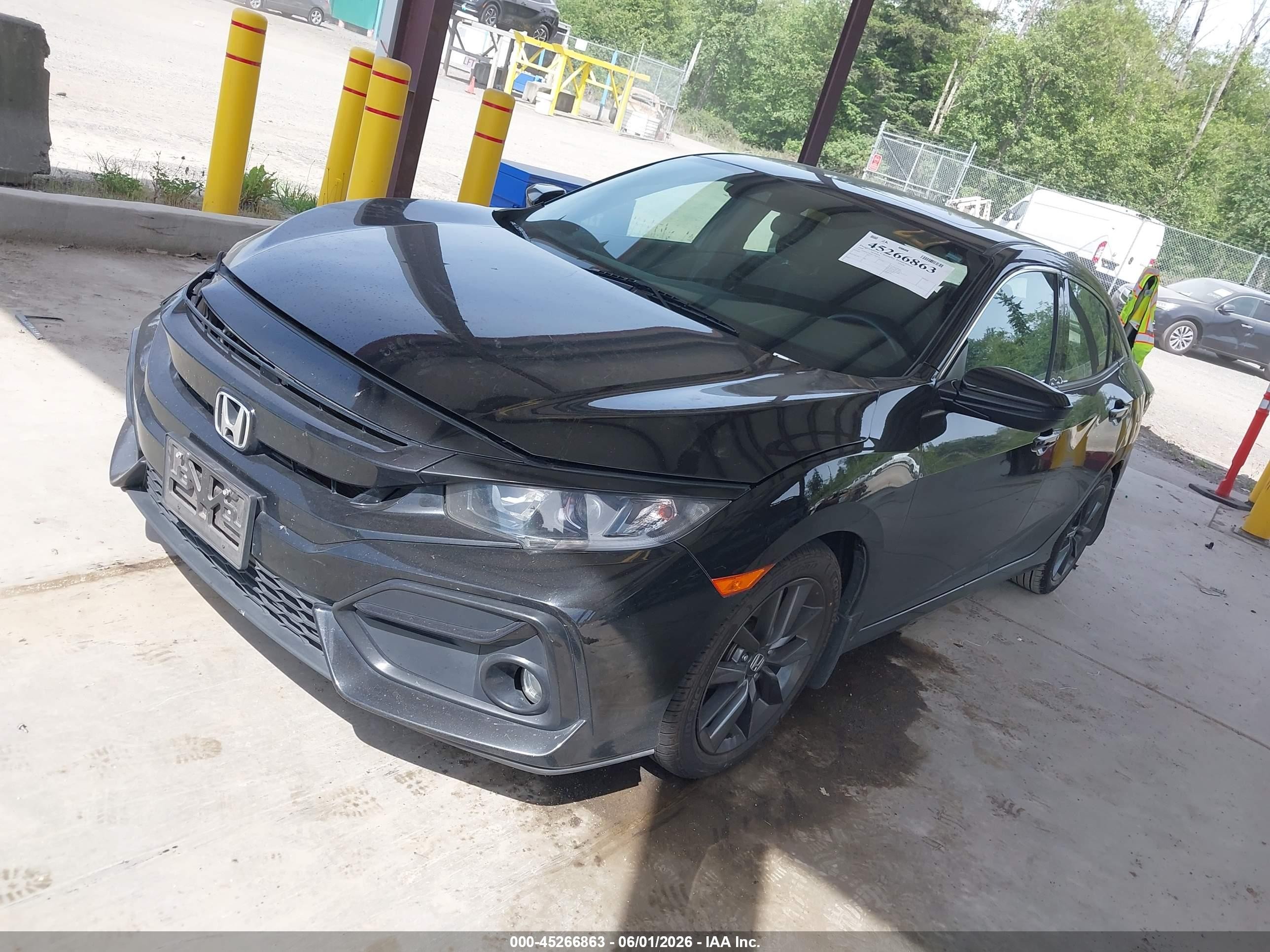 2020 Honda Civic Ex Черный vin: SHHFK7H69LU409141