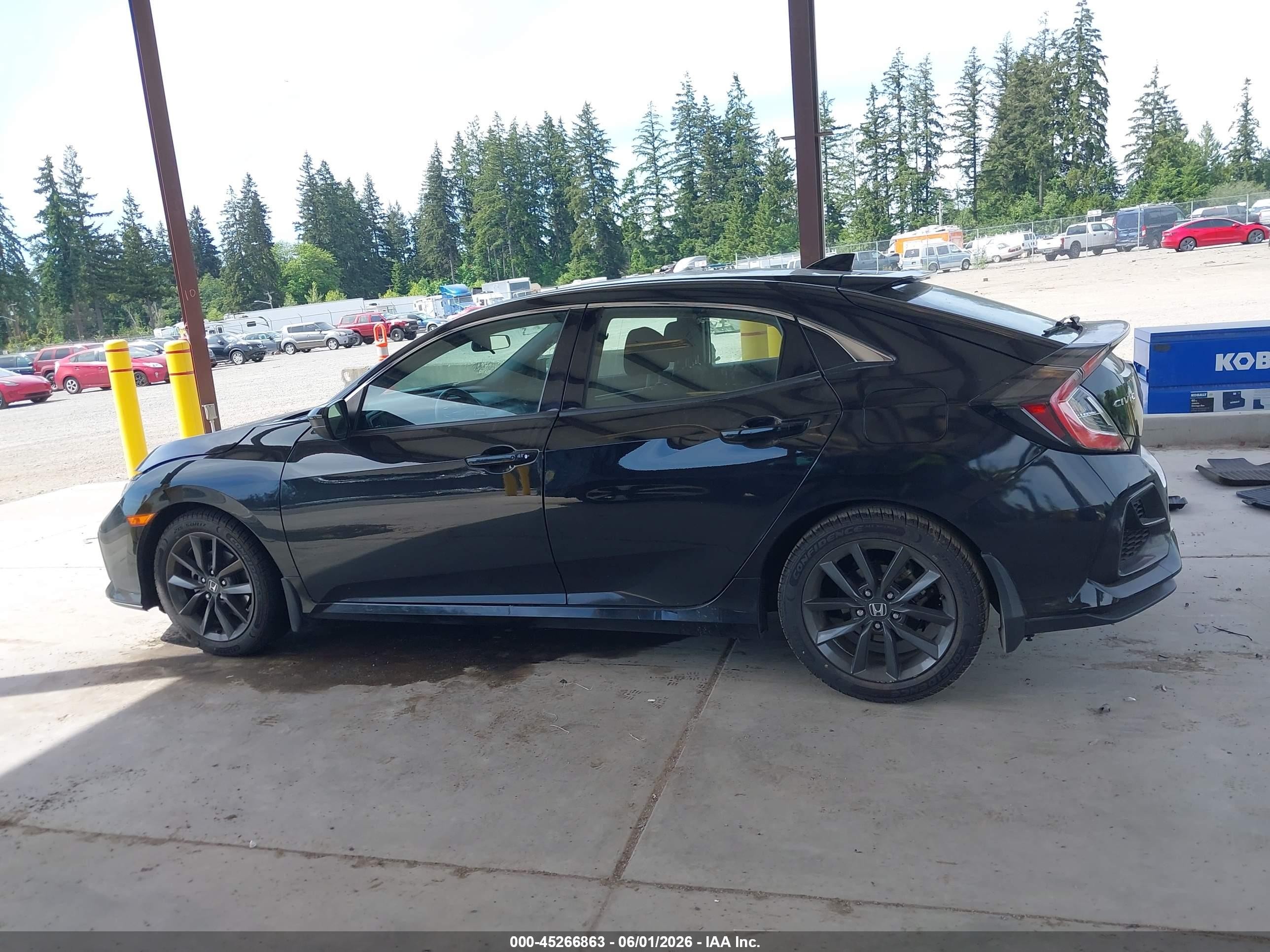 2020 Honda Civic Ex Черный vin: SHHFK7H69LU409141