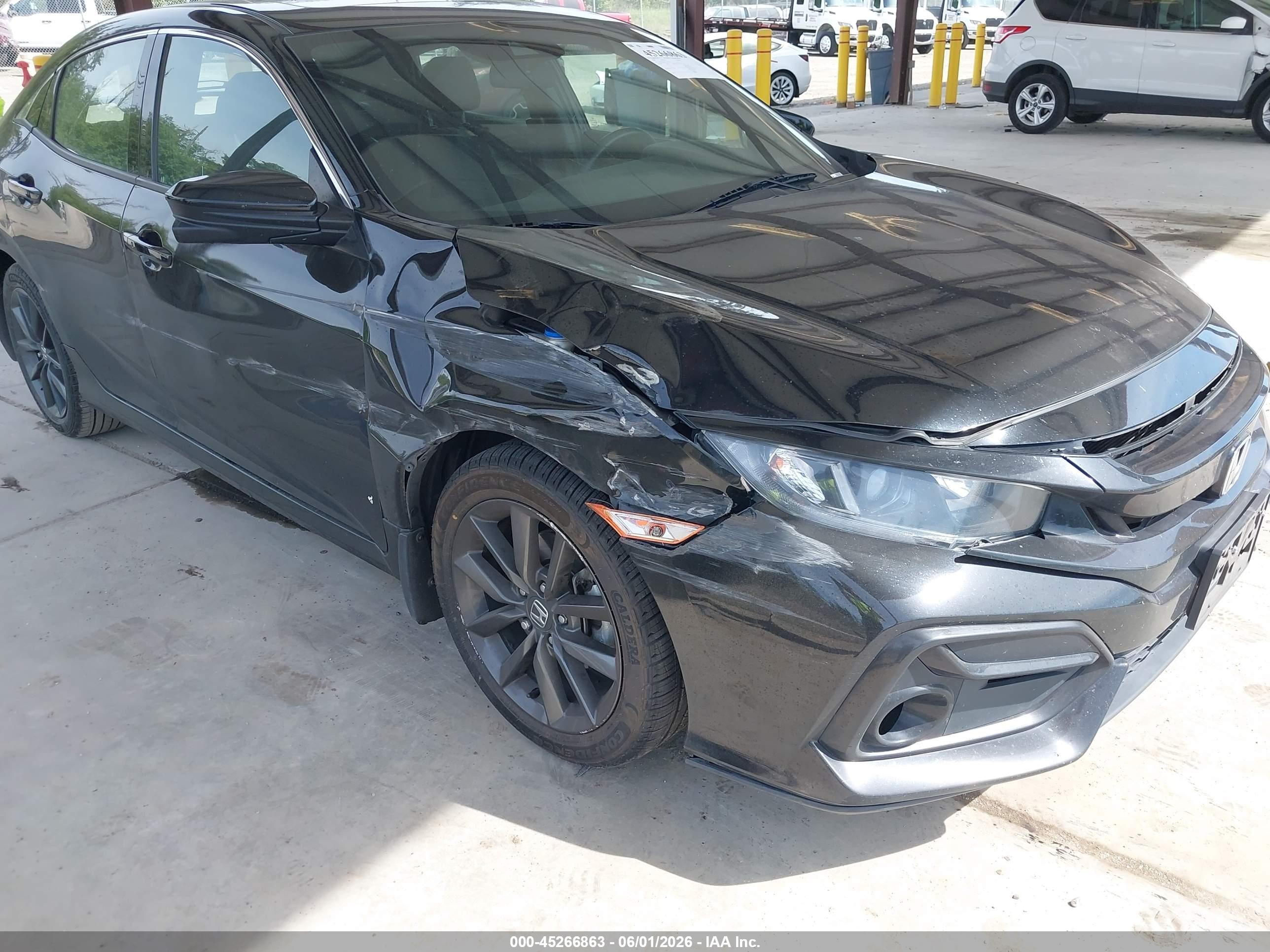 2020 Honda Civic Ex Черный vin: SHHFK7H69LU409141