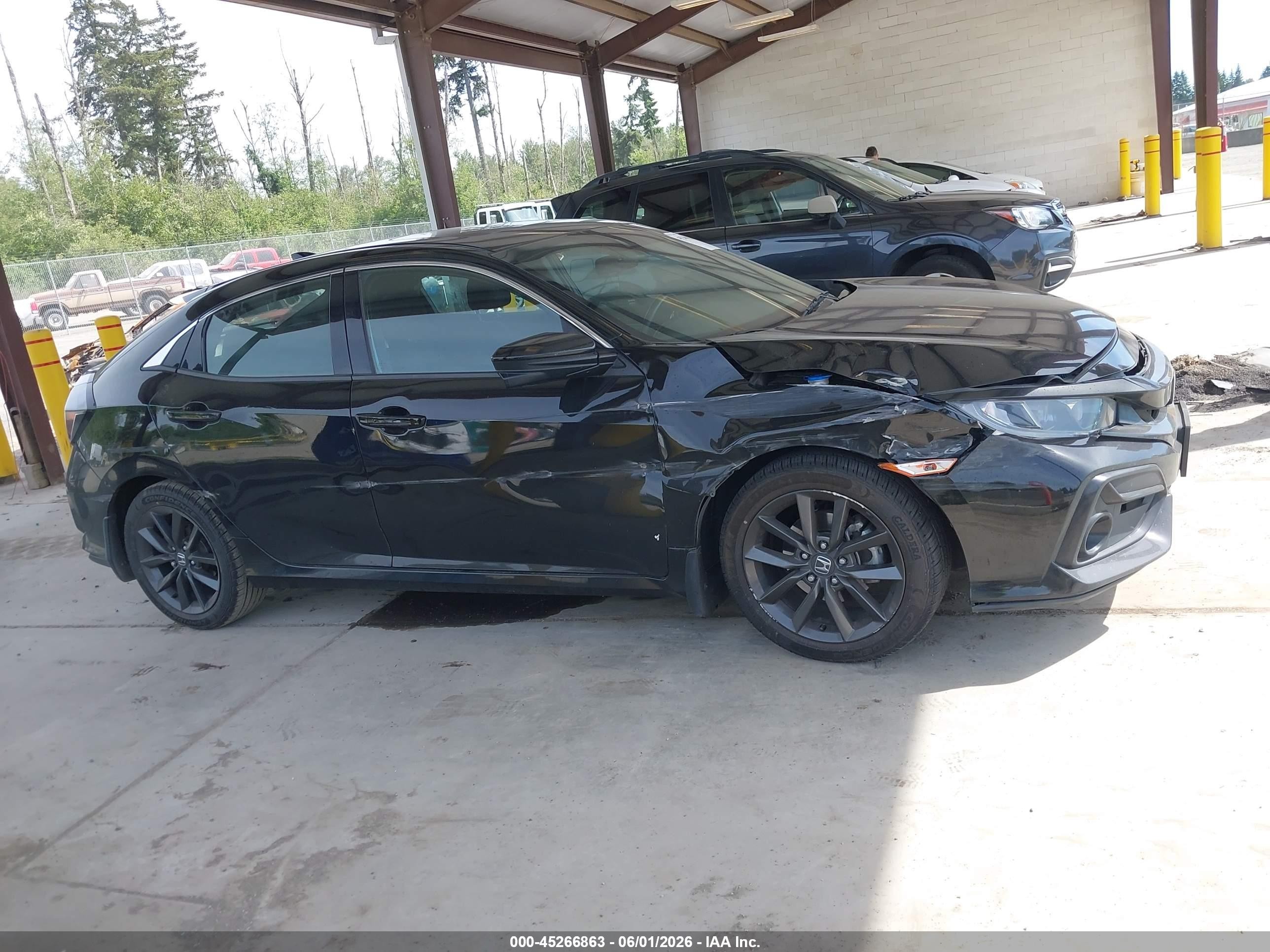 2020 Honda Civic Ex Черный vin: SHHFK7H69LU409141