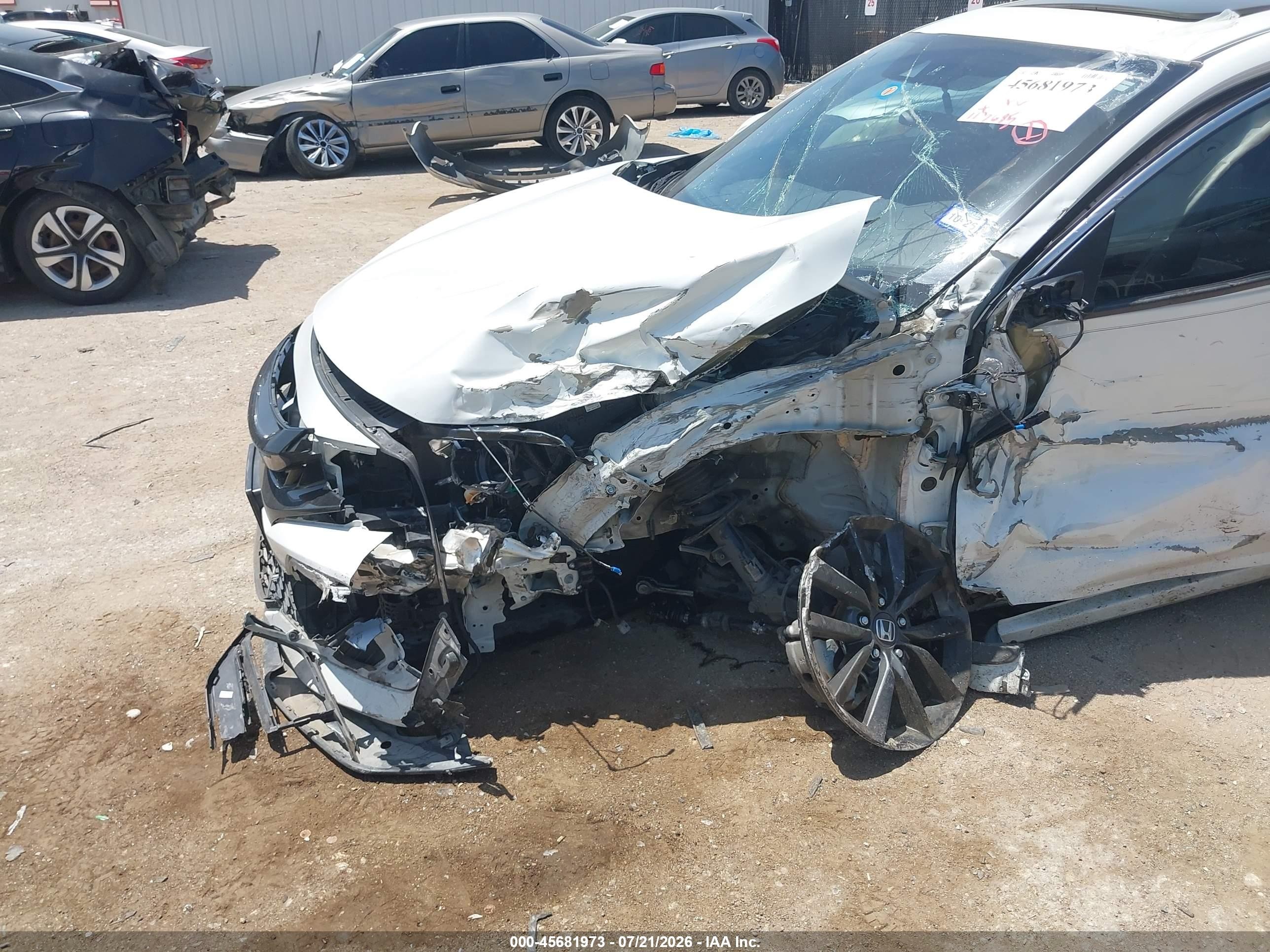 2020 Honda Civic Ex White vin: SHHFK7H6XLU200443