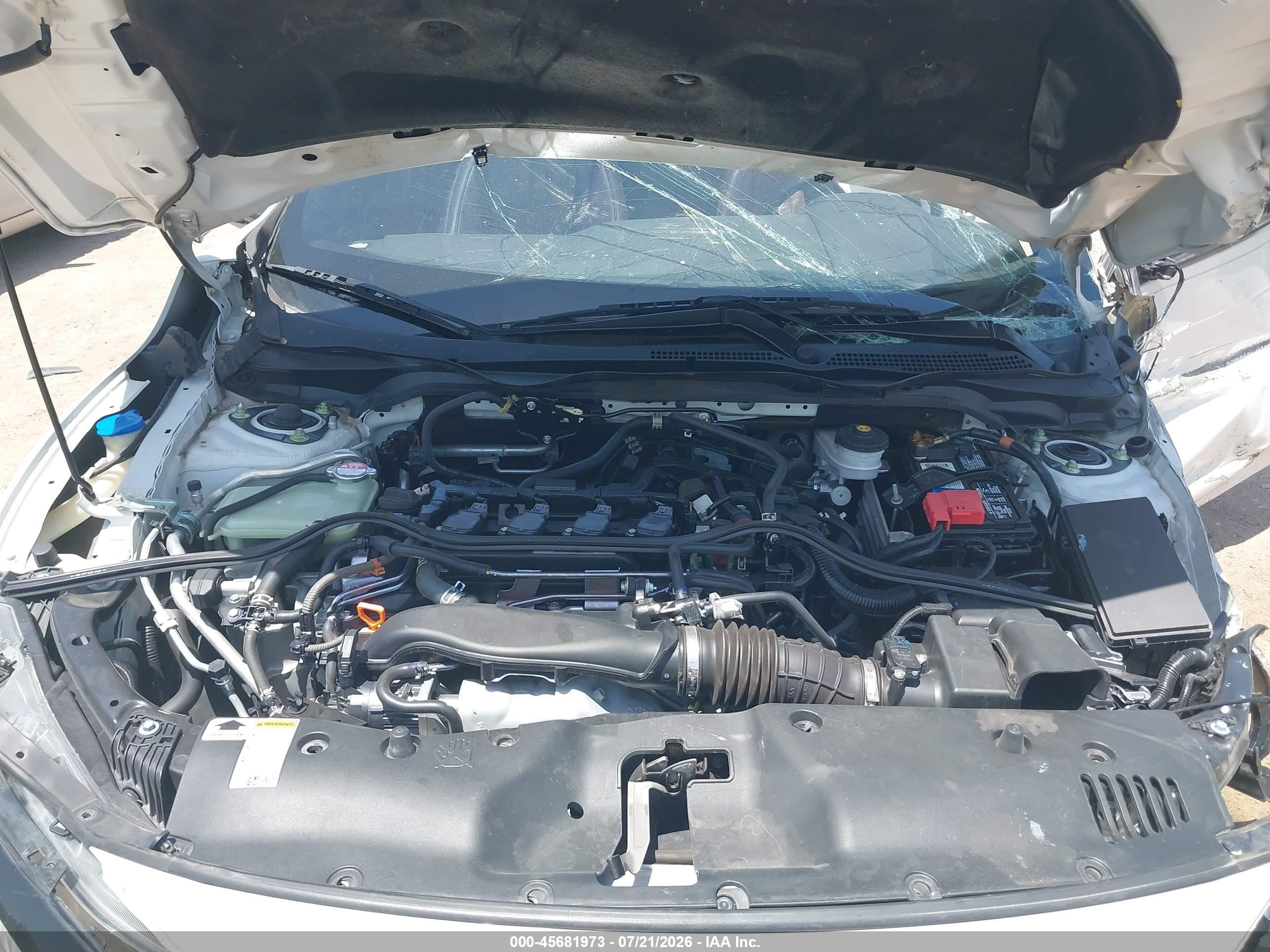 2020 Honda Civic Ex White vin: SHHFK7H6XLU200443