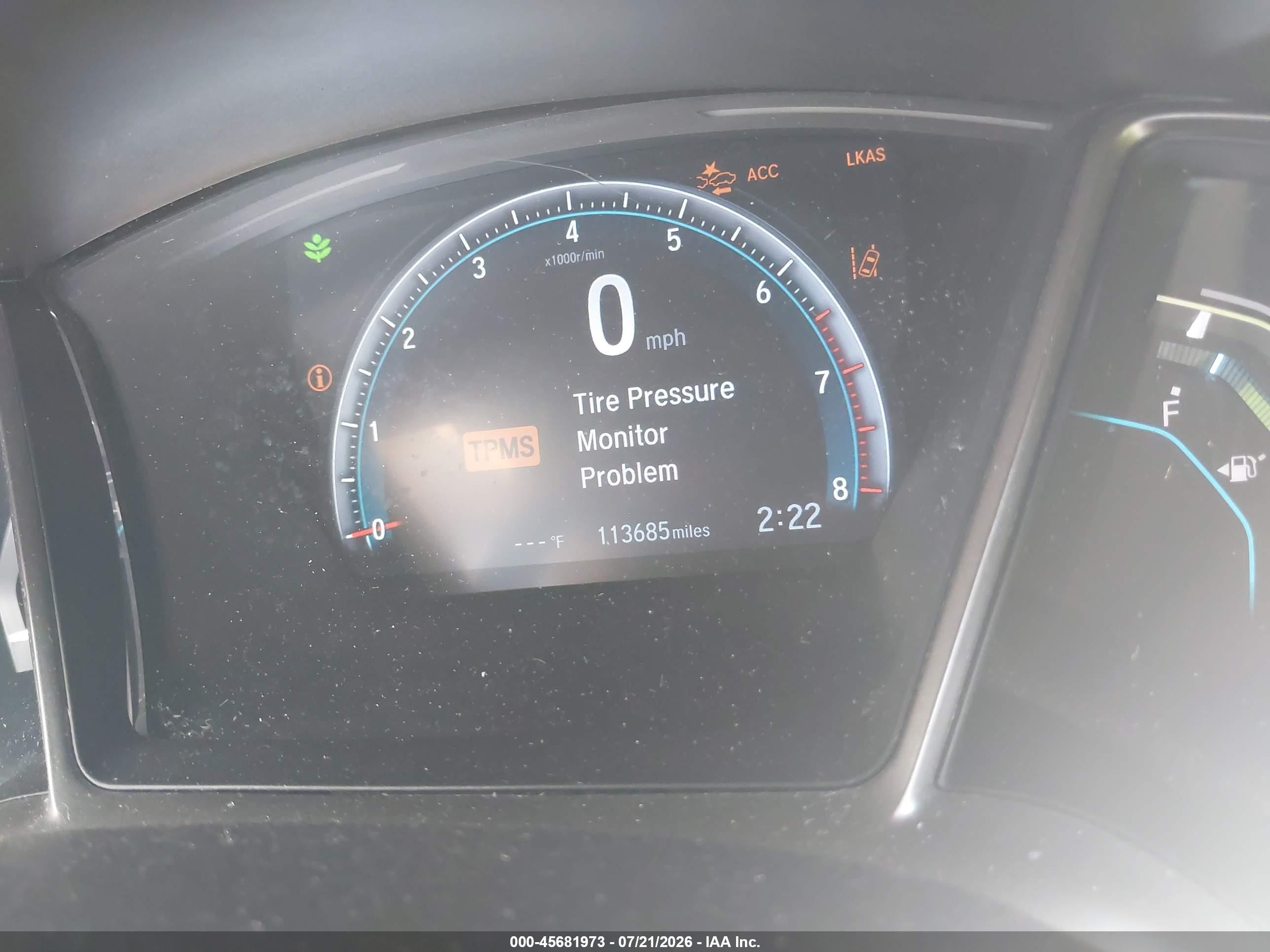 2020 Honda Civic Ex White vin: SHHFK7H6XLU200443