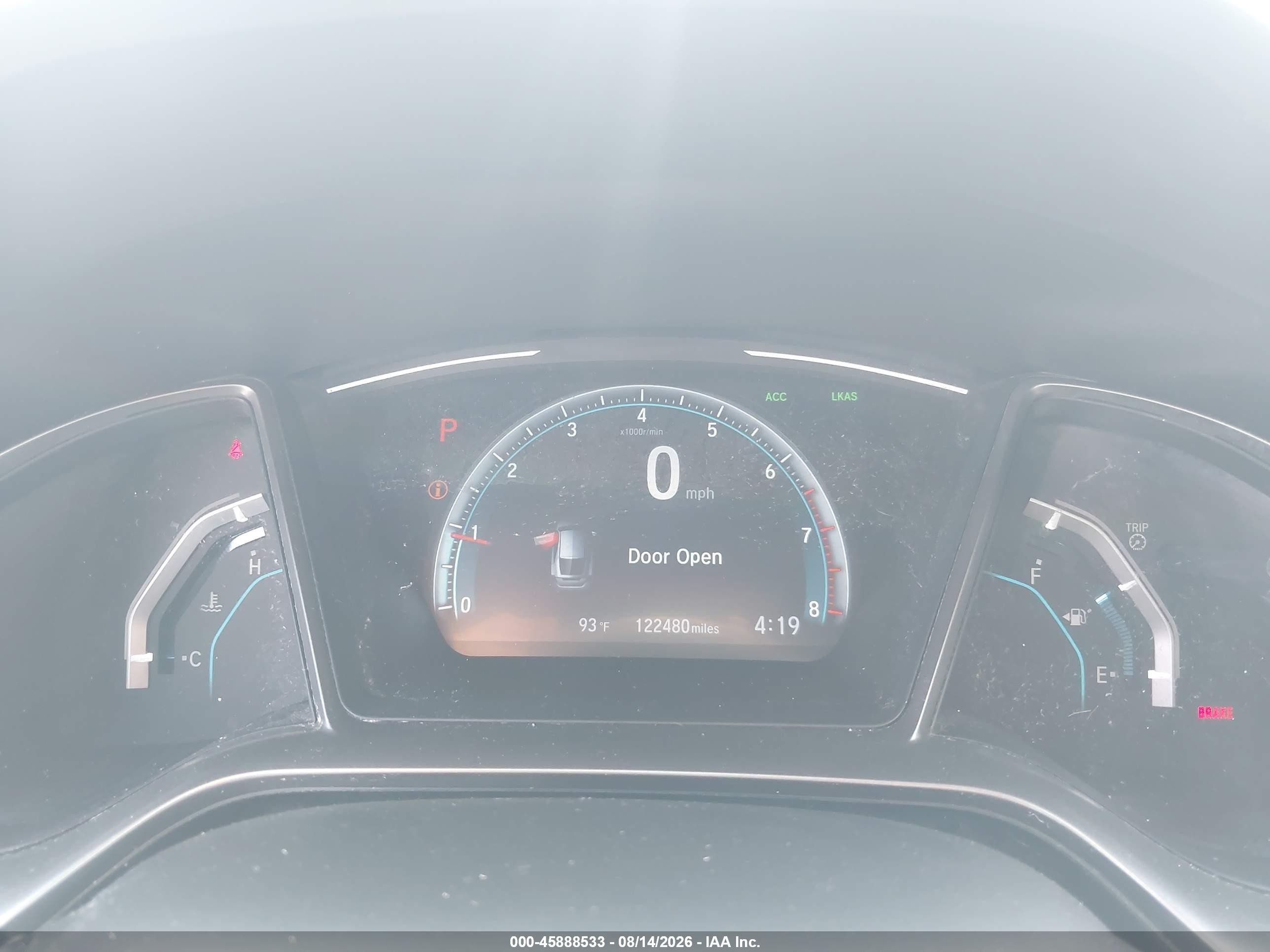 2021 Honda Civic Ex Gray vin: SHHFK7H6XMU202940
