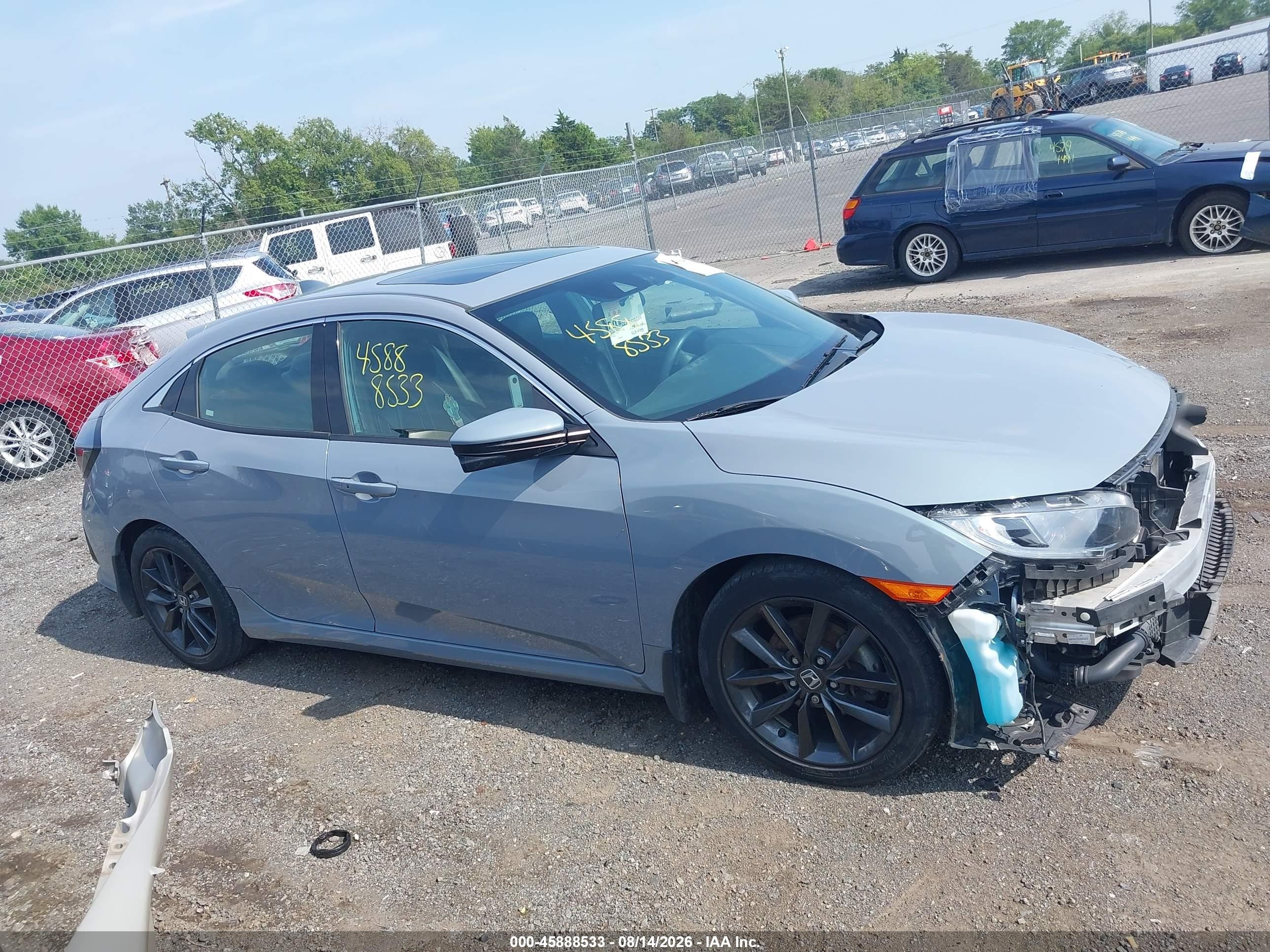 2021 Honda Civic Ex Gray vin: SHHFK7H6XMU202940