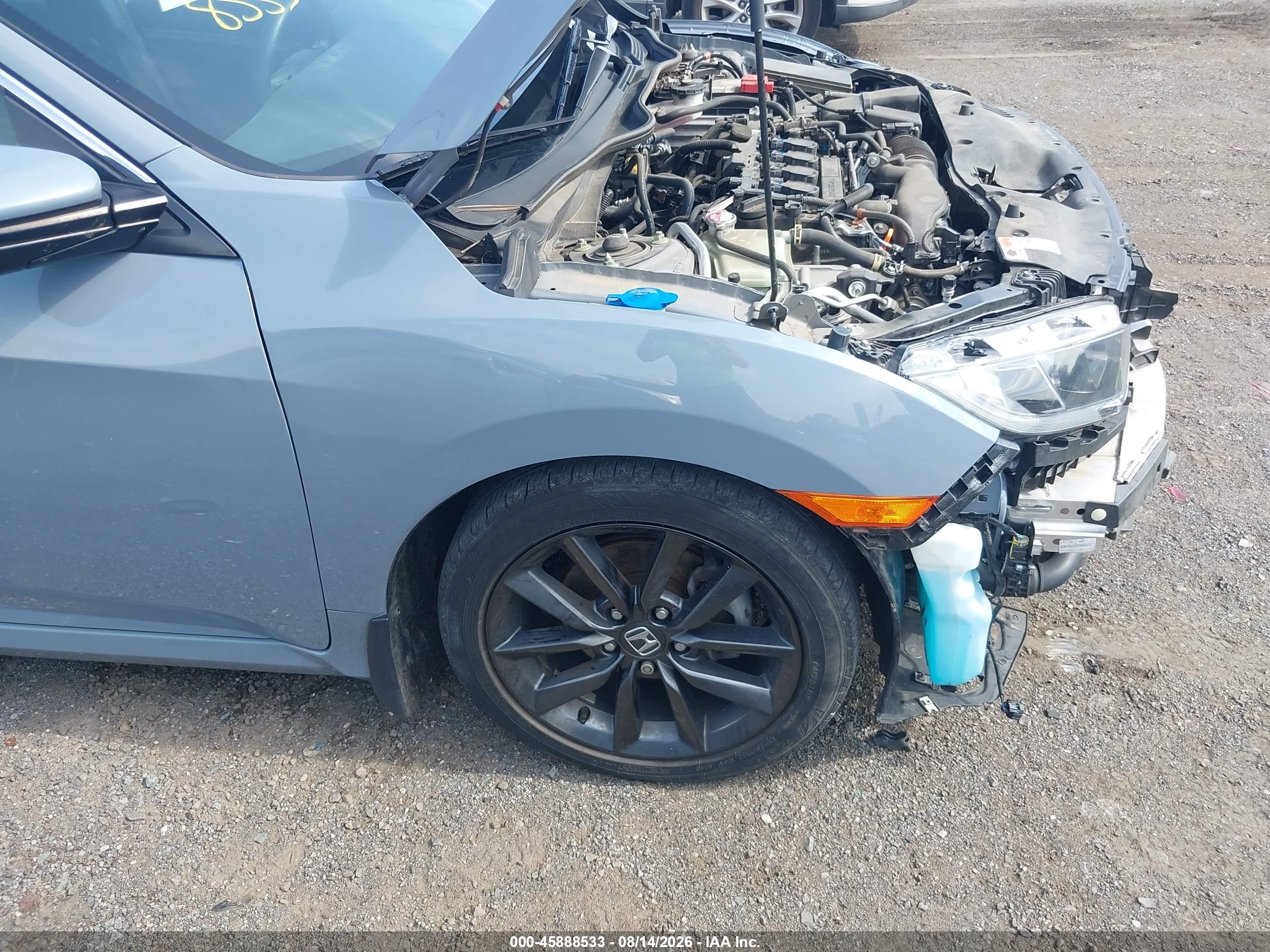 2021 Honda Civic Ex Gray vin: SHHFK7H6XMU202940