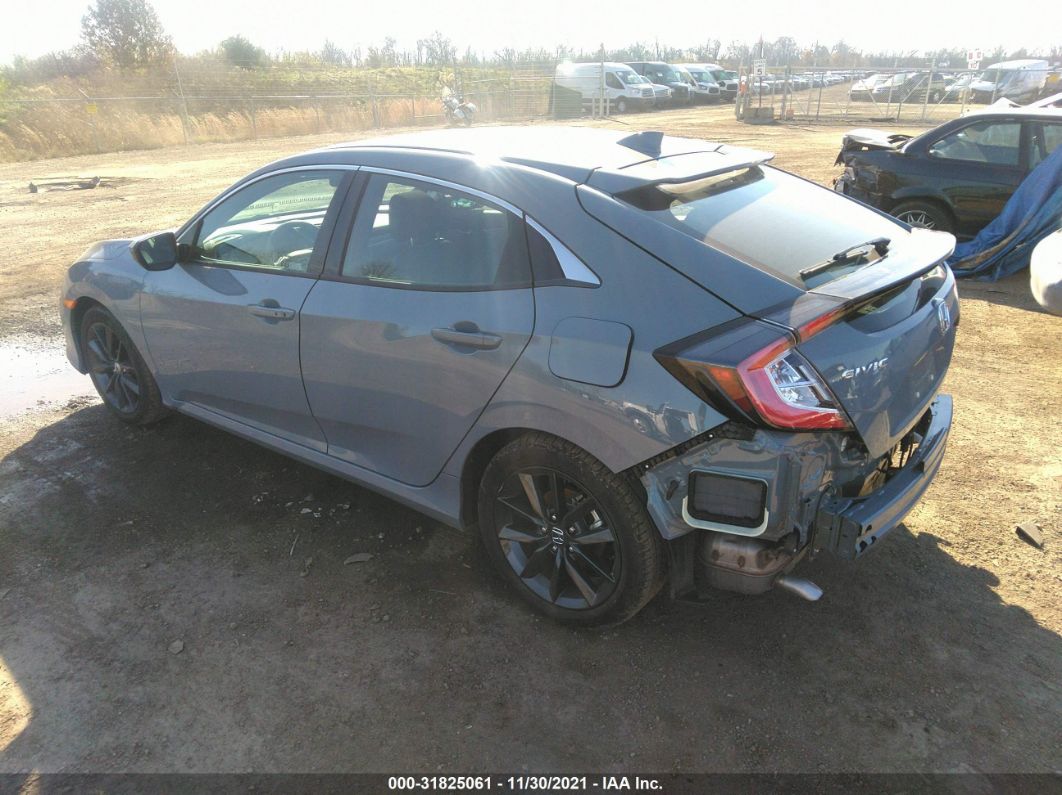 2021 Honda Civic Hatchback Ex Gray vin: SHHFK7H6XMU218295