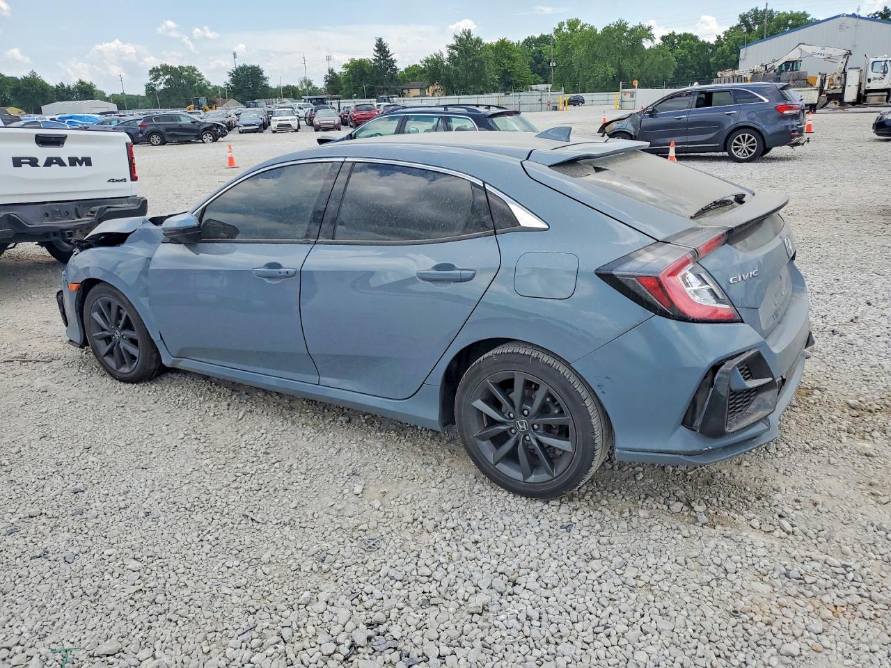 2021 Honda Civic Ex Blue vin: SHHFK7H6XMU218295