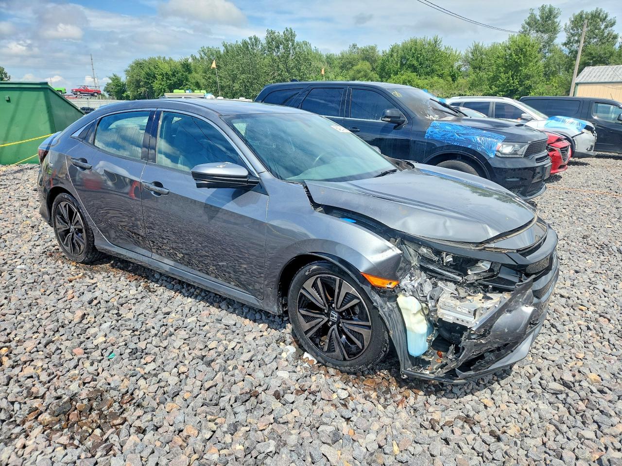 2018 Honda Civic Exl Серебряный vin: SHHFK7H72JU211460