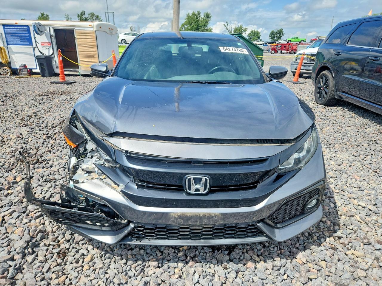 2018 Honda Civic Exl Серебряный vin: SHHFK7H72JU211460