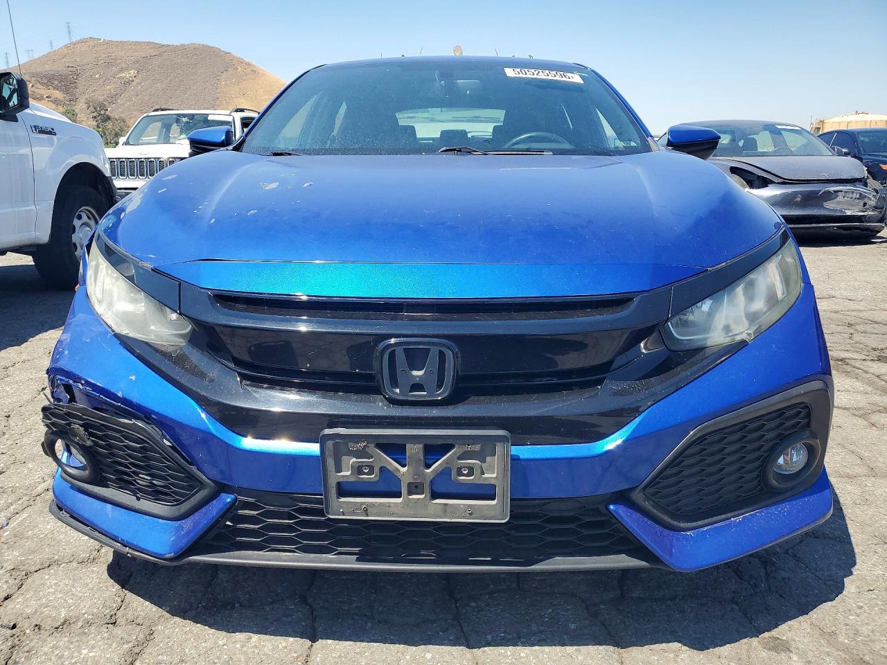 2017 Honda Civic Exl Blue vin: SHHFK7H74HU401142