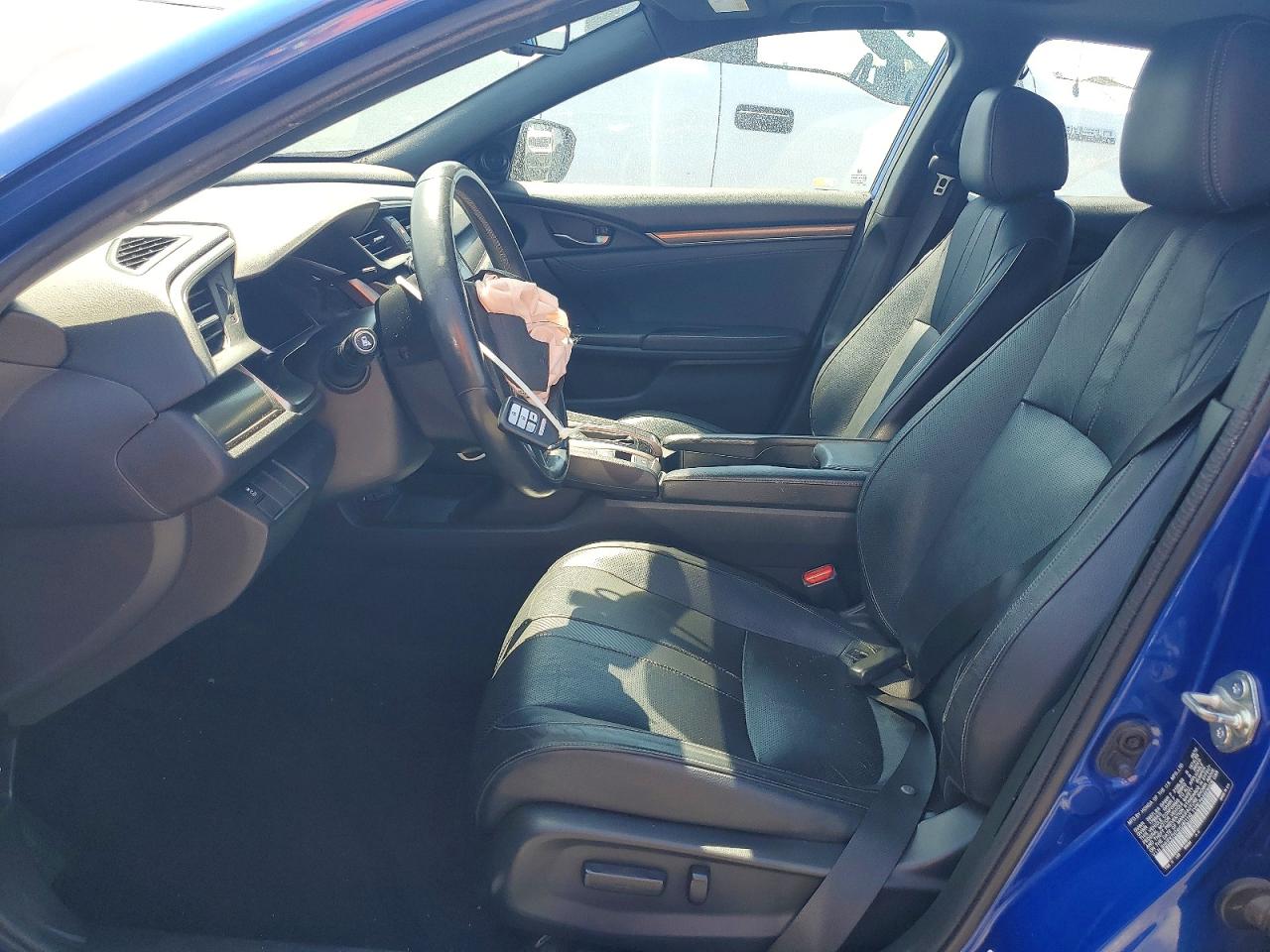 2017 Honda Civic Exl Blue vin: SHHFK7H74HU401142