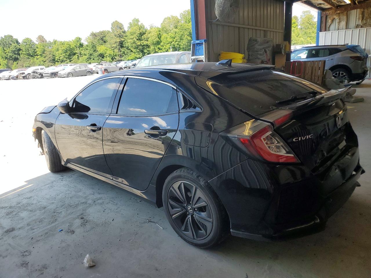 2018 Honda Civic Exl Black vin: SHHFK7H77JU213026