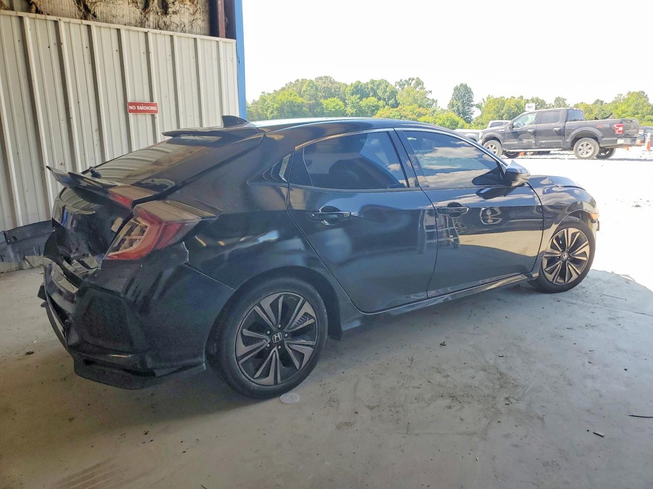 2018 Honda Civic Exl Black vin: SHHFK7H77JU213026