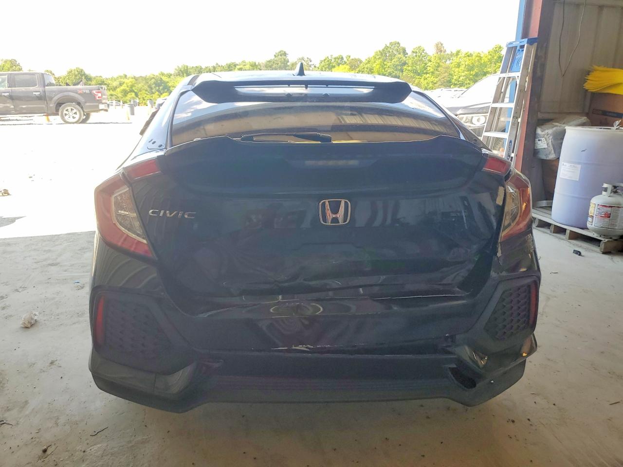2018 Honda Civic Exl Black vin: SHHFK7H77JU213026