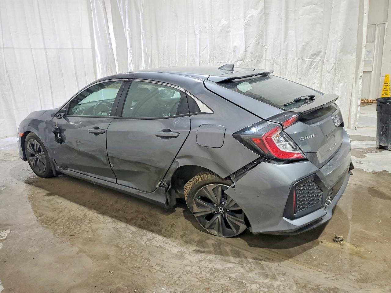 2018 Honda Civic Exl Gray vin: SHHFK7H82JU217963