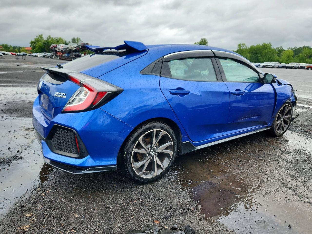 2017 Honda Civic Sport Touring Blue vin: SHHFK7H91HU415890