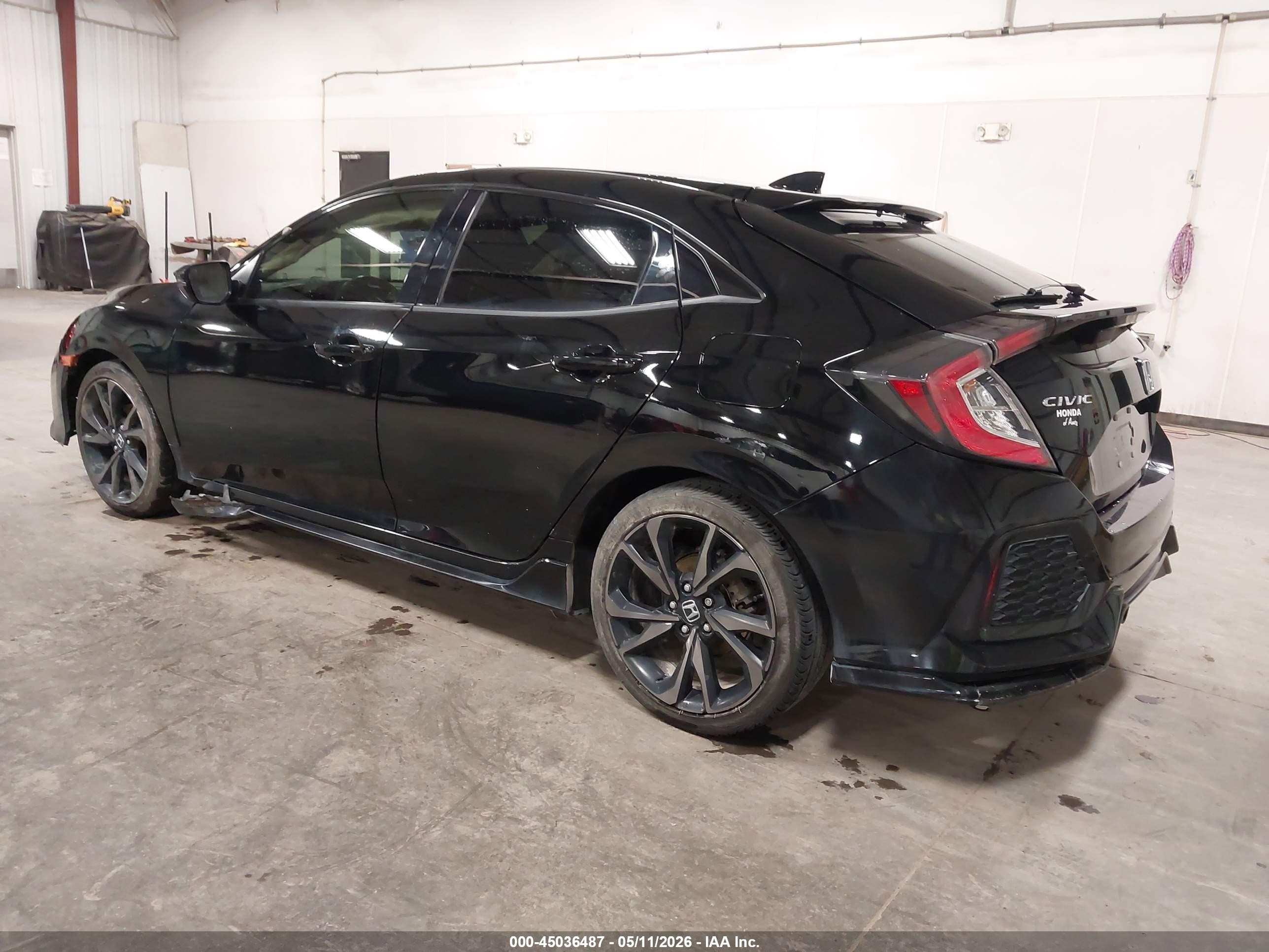 2019 Honda Civic Sport Touring Black vin: SHHFK7H92KU205953
