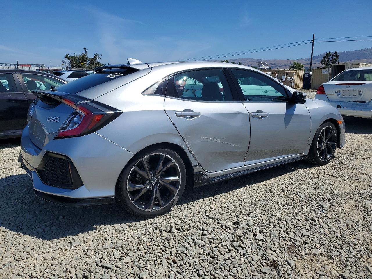 2018 Honda Civic Sport Touring Silver vin: SHHFK7H93JU403696