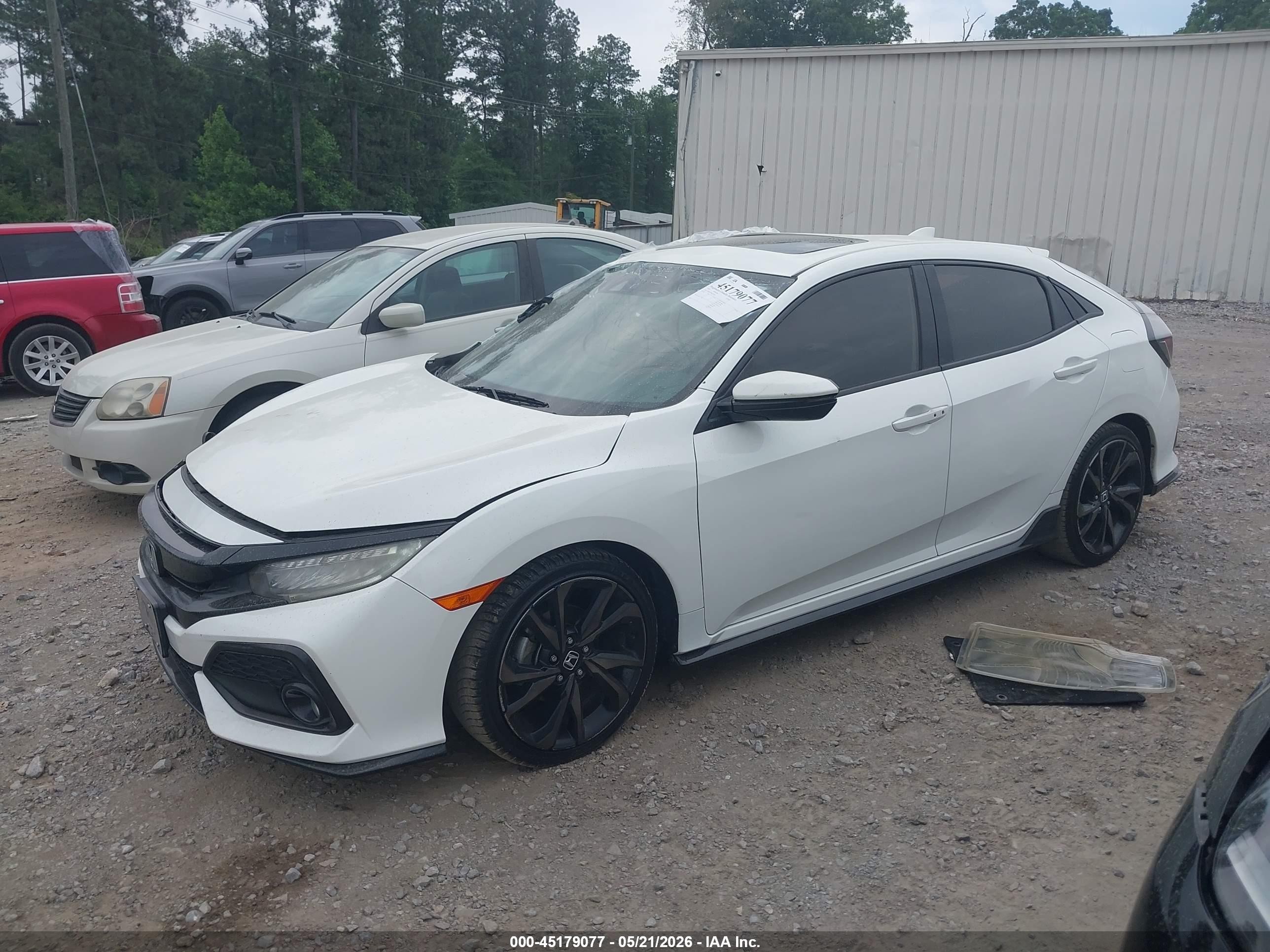2018 Honda Civic Sport Touring Black vin: SHHFK7H96JU201001