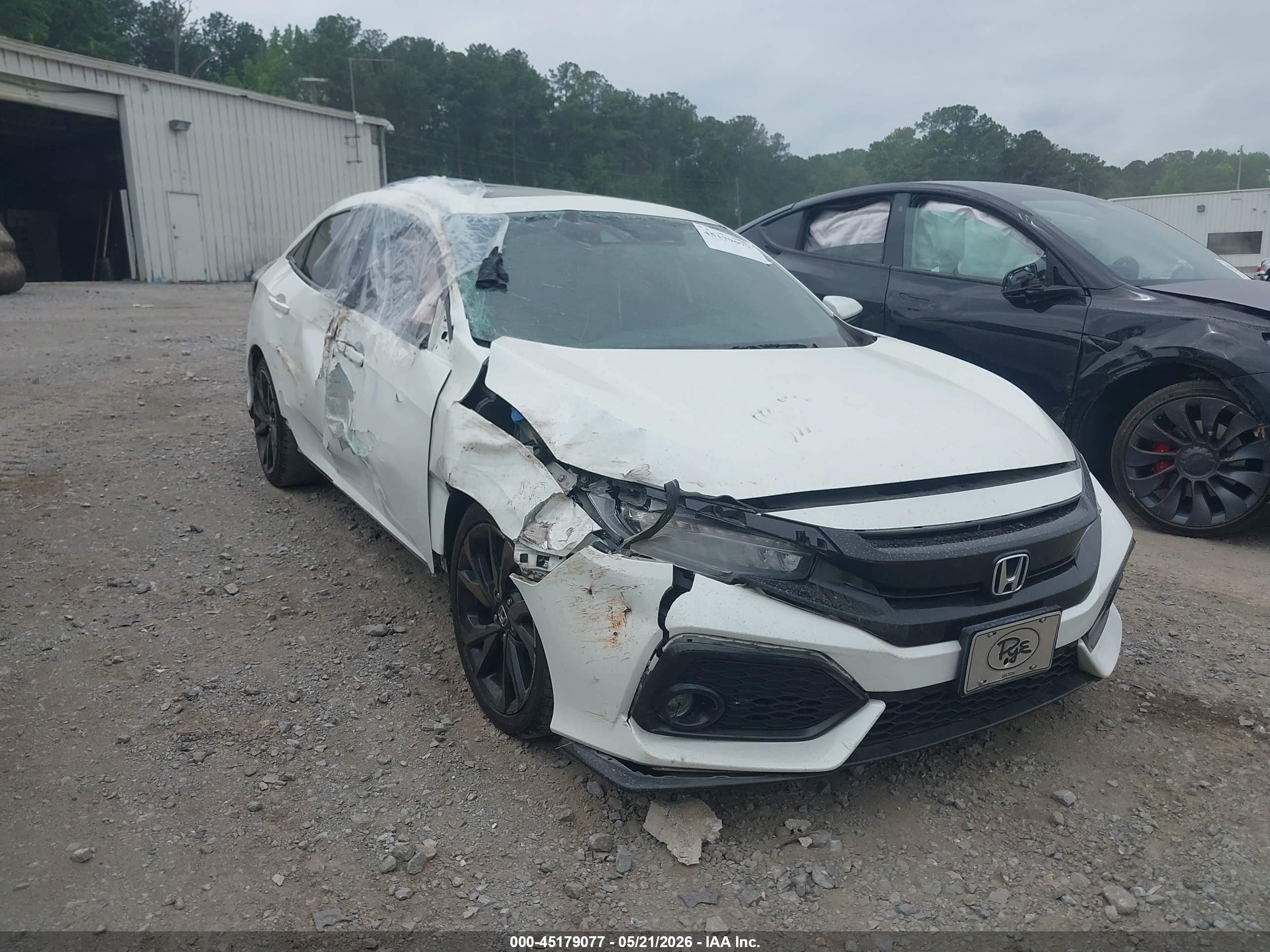 2018 Honda Civic Sport Touring Black vin: SHHFK7H96JU201001
