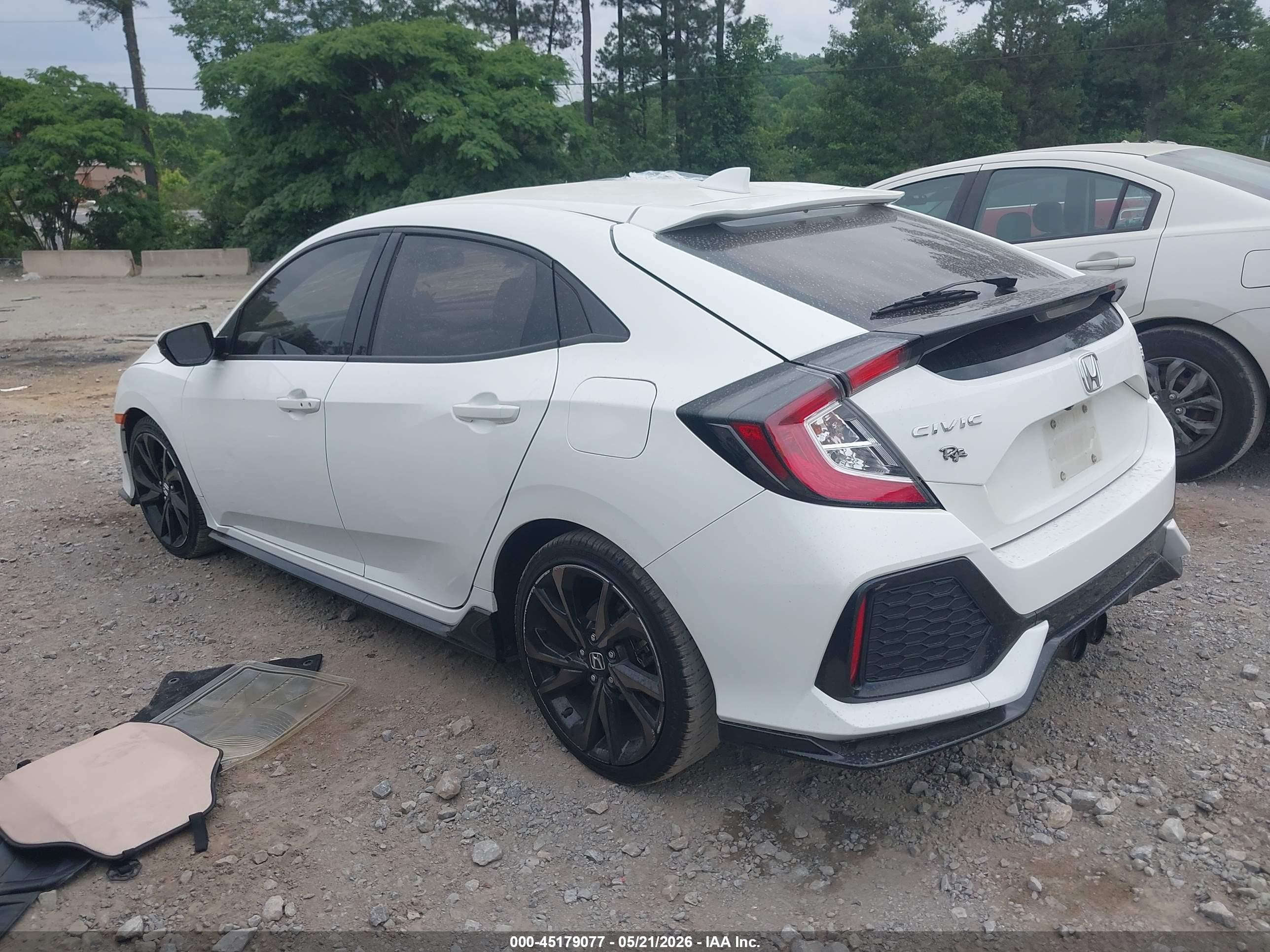 2018 Honda Civic Sport Touring Black vin: SHHFK7H96JU201001