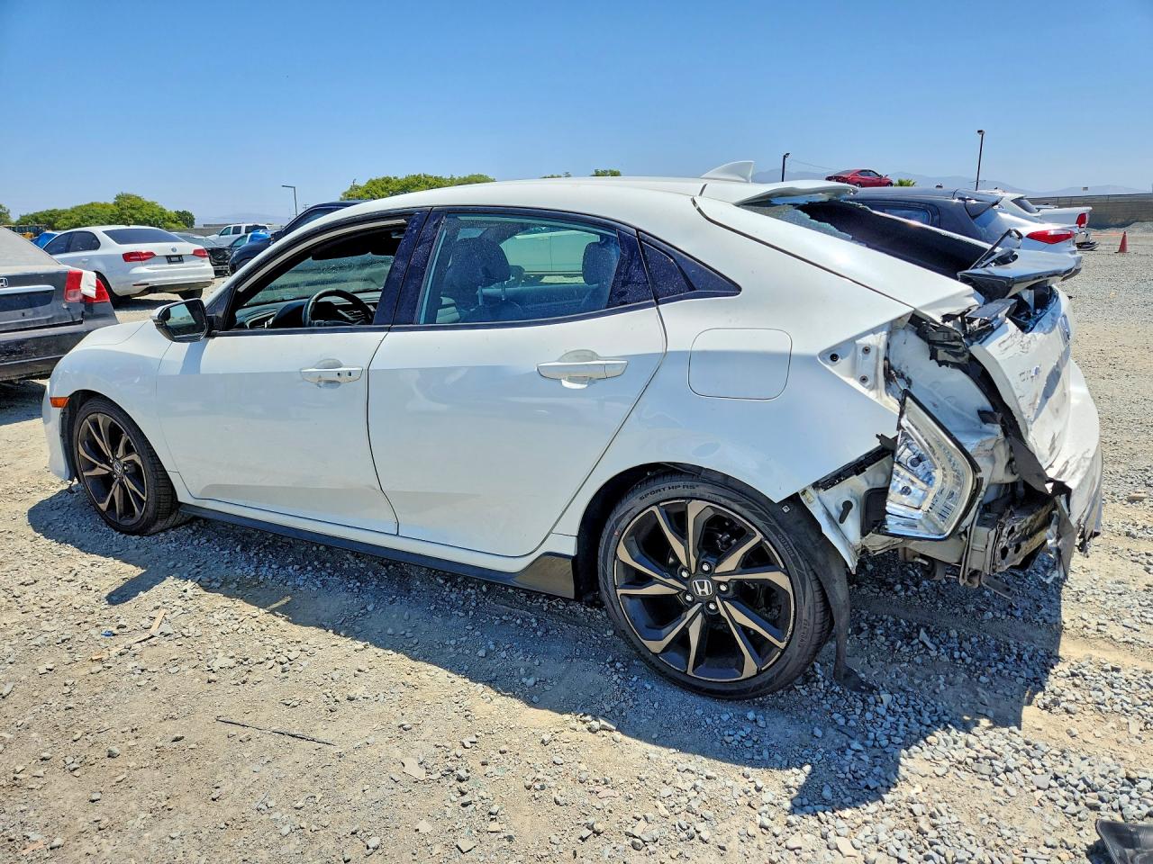 2019 Honda Civic Sport Touring White vin: SHHFK7H98KU403713