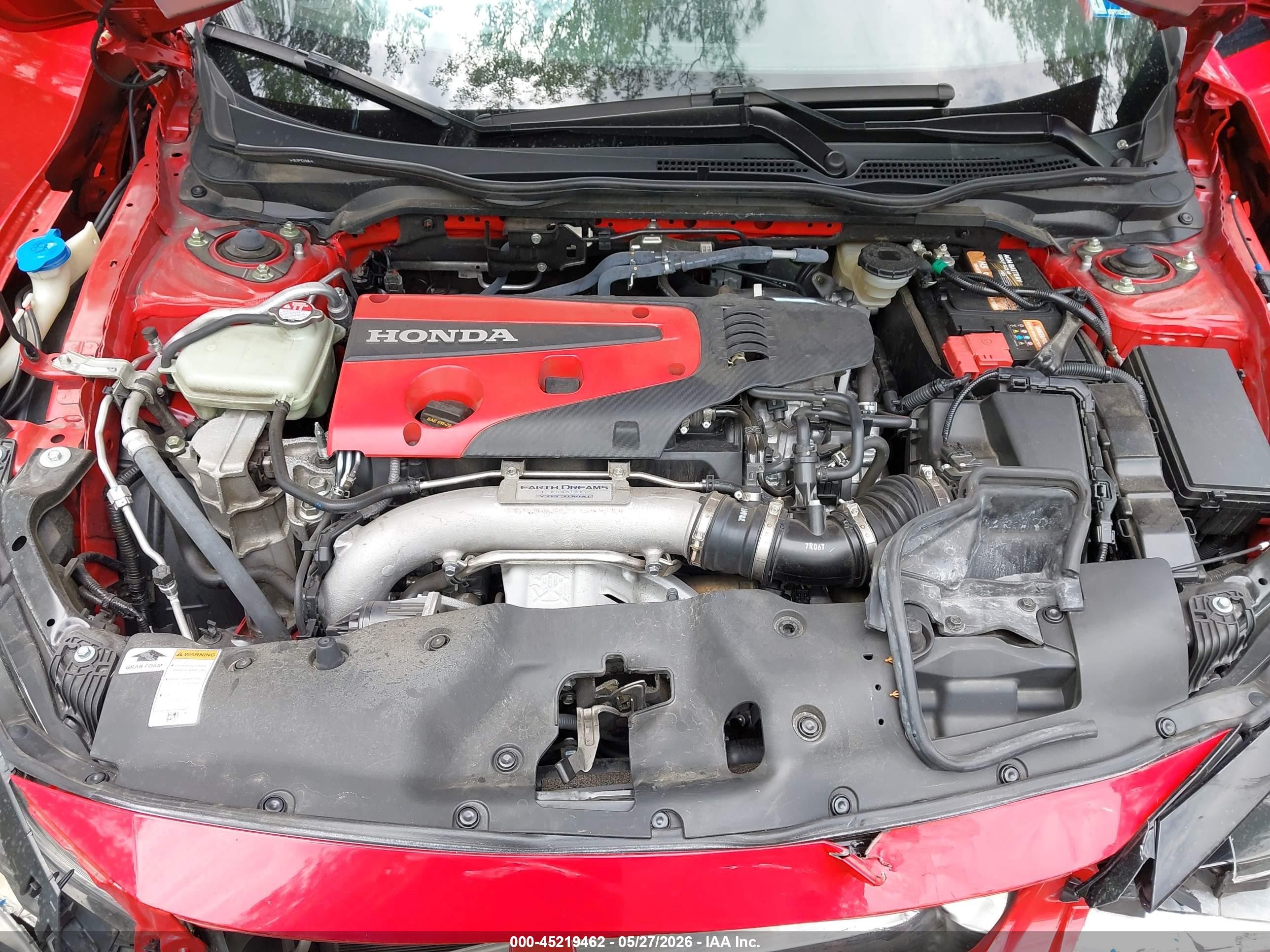 2018 Honda Civic Type R Touring Red vin: SHHFK8G75JU201108