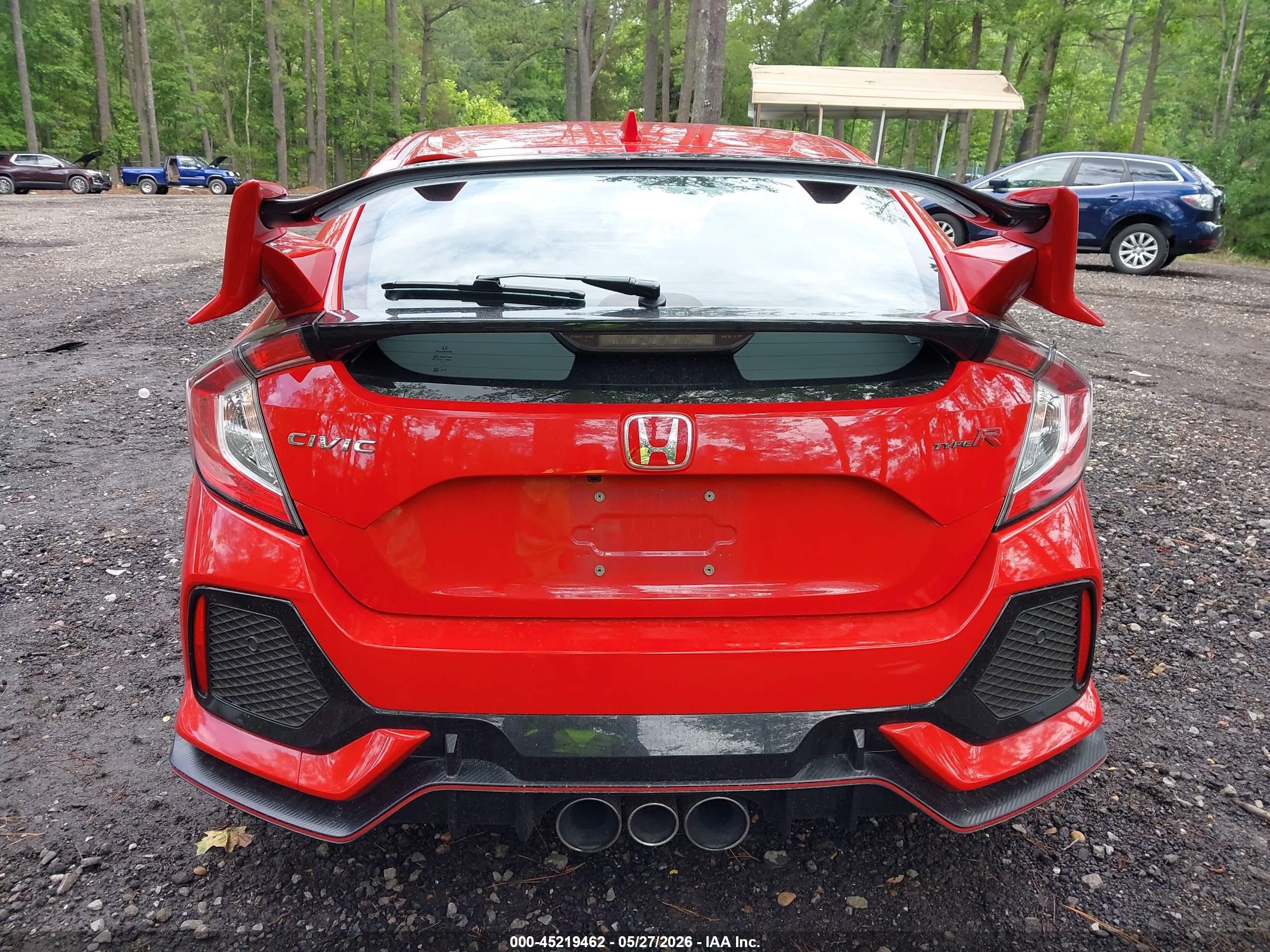 2018 Honda Civic Type R Touring Red vin: SHHFK8G75JU201108