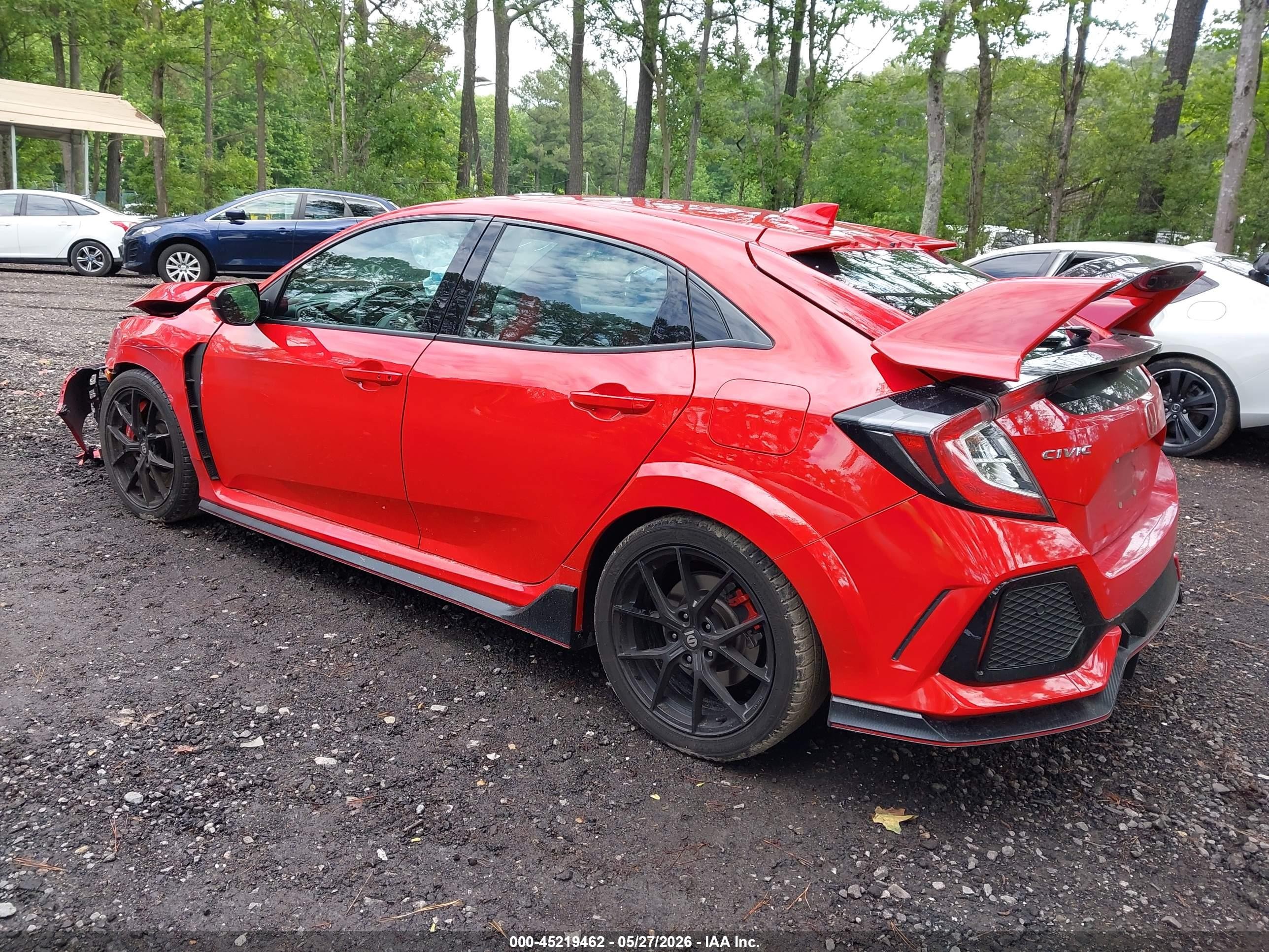 2018 Honda Civic Type R Touring Red vin: SHHFK8G75JU201108