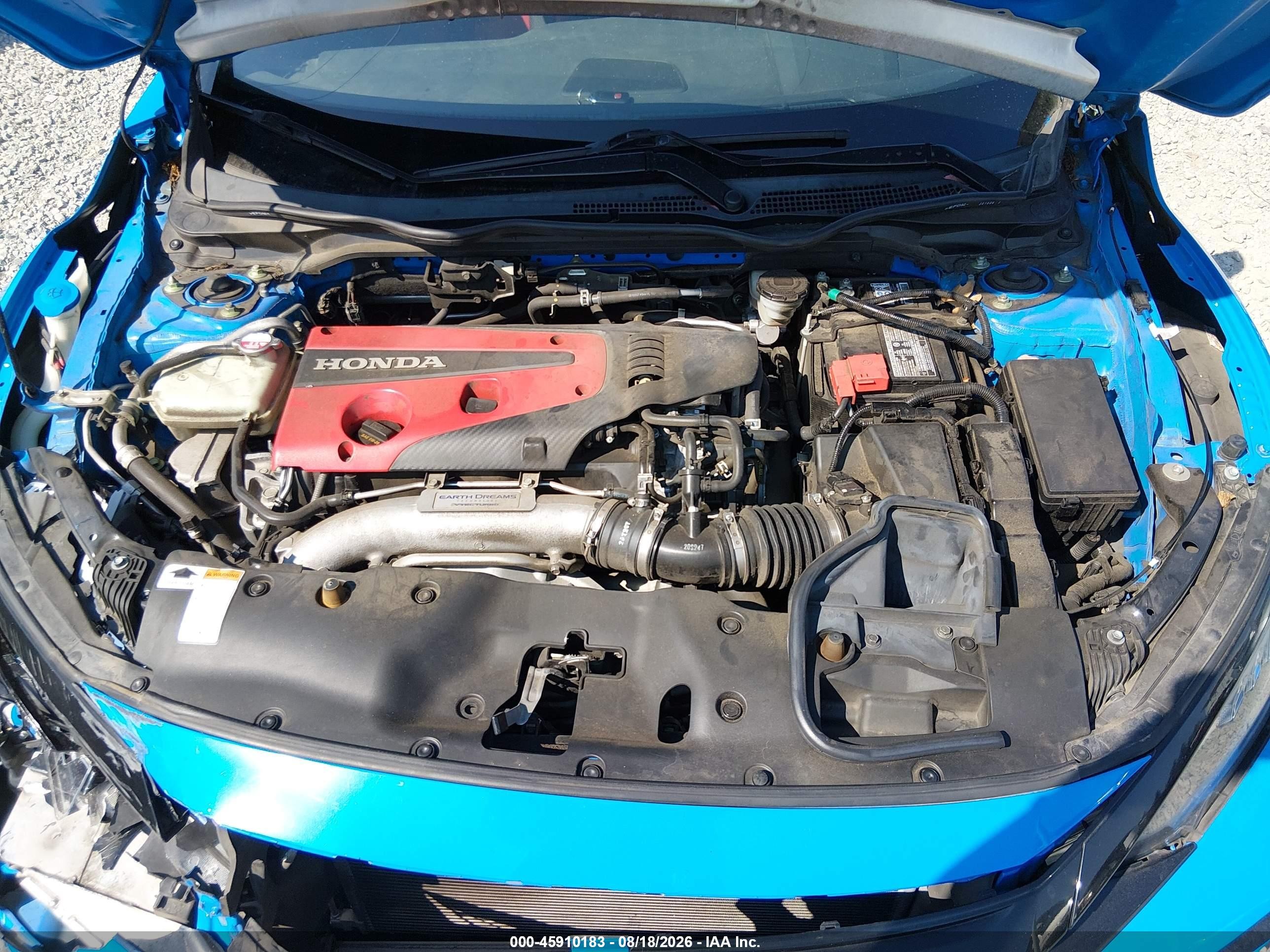 2021 Honda Civic Type R Touring Blue vin: SHHFK8G76MU202692